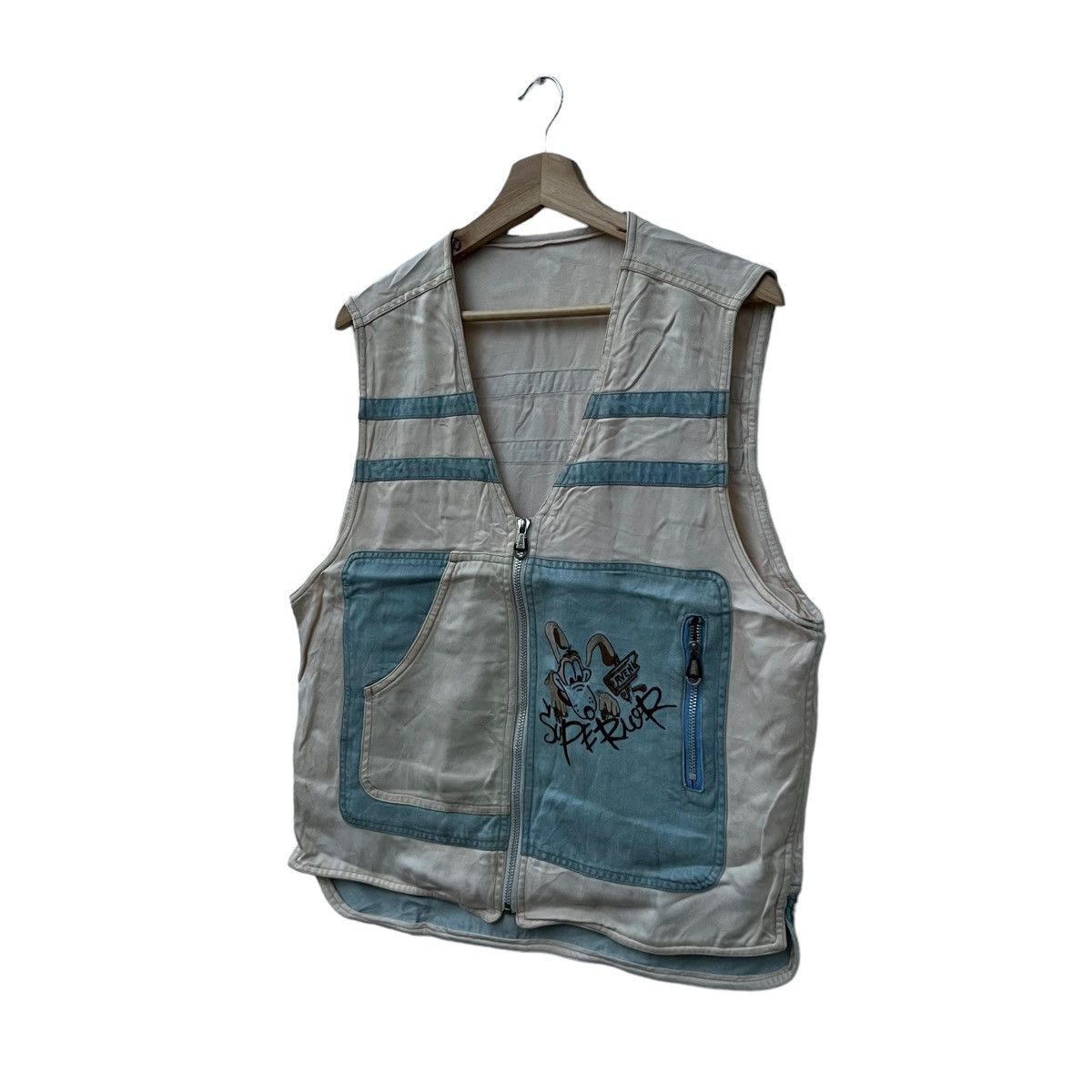 Cartoon Network × Japanese Brand VINTAGE UTILITY VEST MULTI POCKET SUPERIOR Size US M / EU 48-50 / 2 - 2 Thumbnail