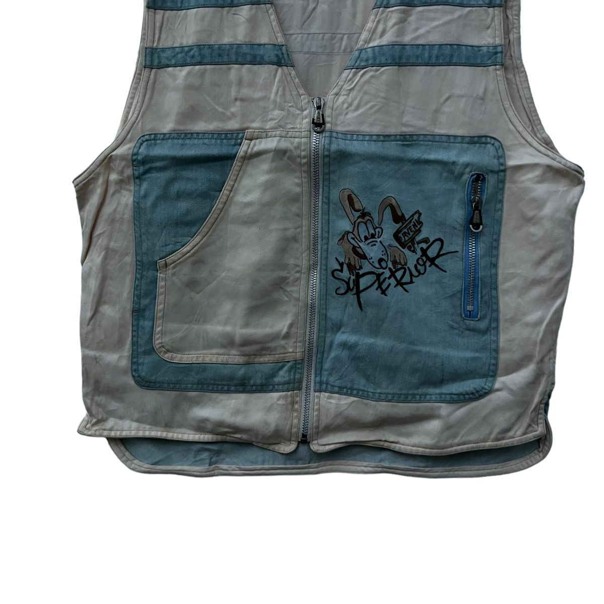 Cartoon Network × Japanese Brand VINTAGE UTILITY VEST MULTI POCKET SUPERIOR Size US M / EU 48-50 / 2 - 3 Thumbnail