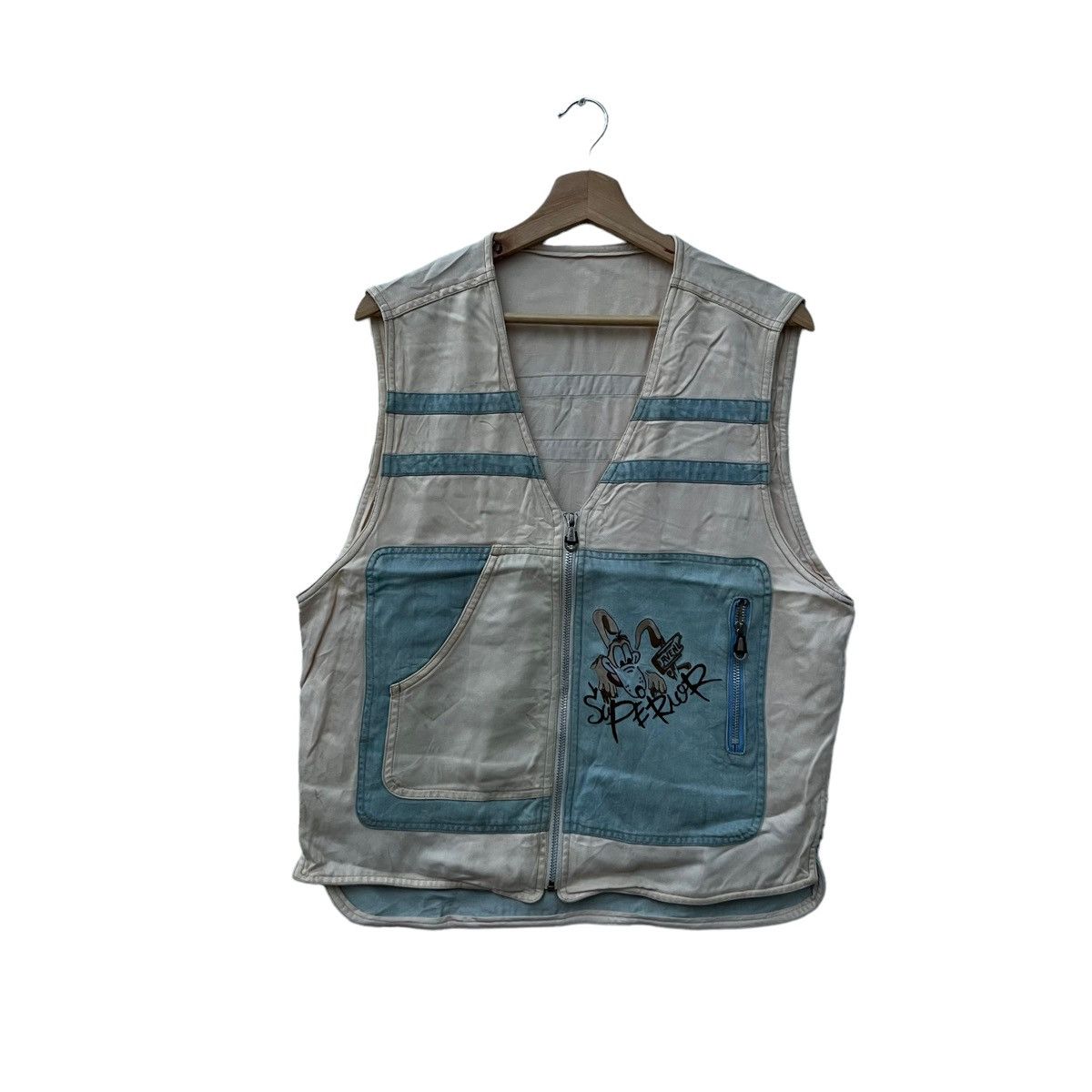 Cartoon Network × Japanese Brand VINTAGE UTILITY VEST MULTI POCKET SUPERIOR Size US M / EU 48-50 / 2 - 1 Thumbnail