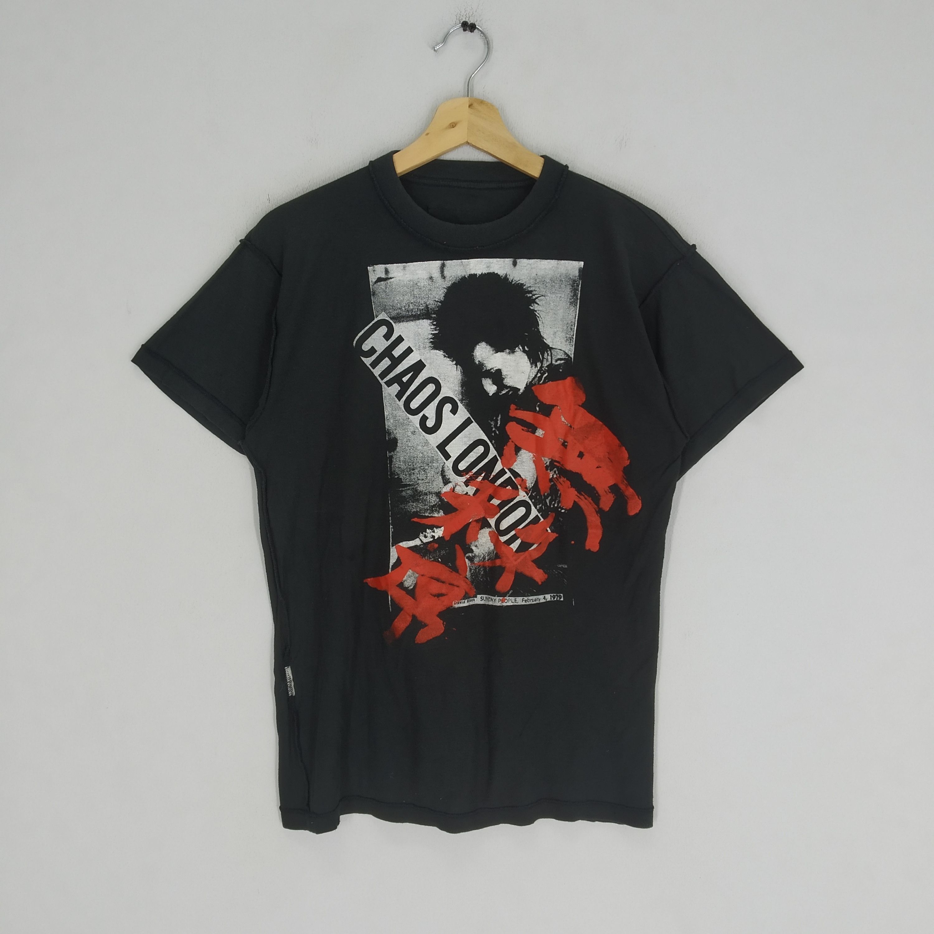 image of Seditionaries Vintage Chaos London Punk Rock Sid Vicious By Sexy Dynamite in Black (Size Medium)