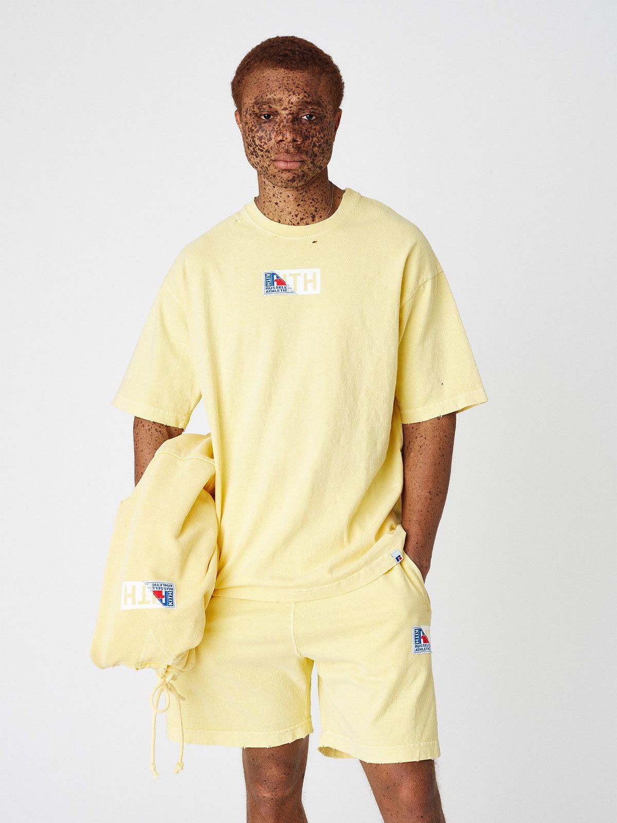 KITH Russell Athletic Classic Tee Los Angeles Yellow Medium