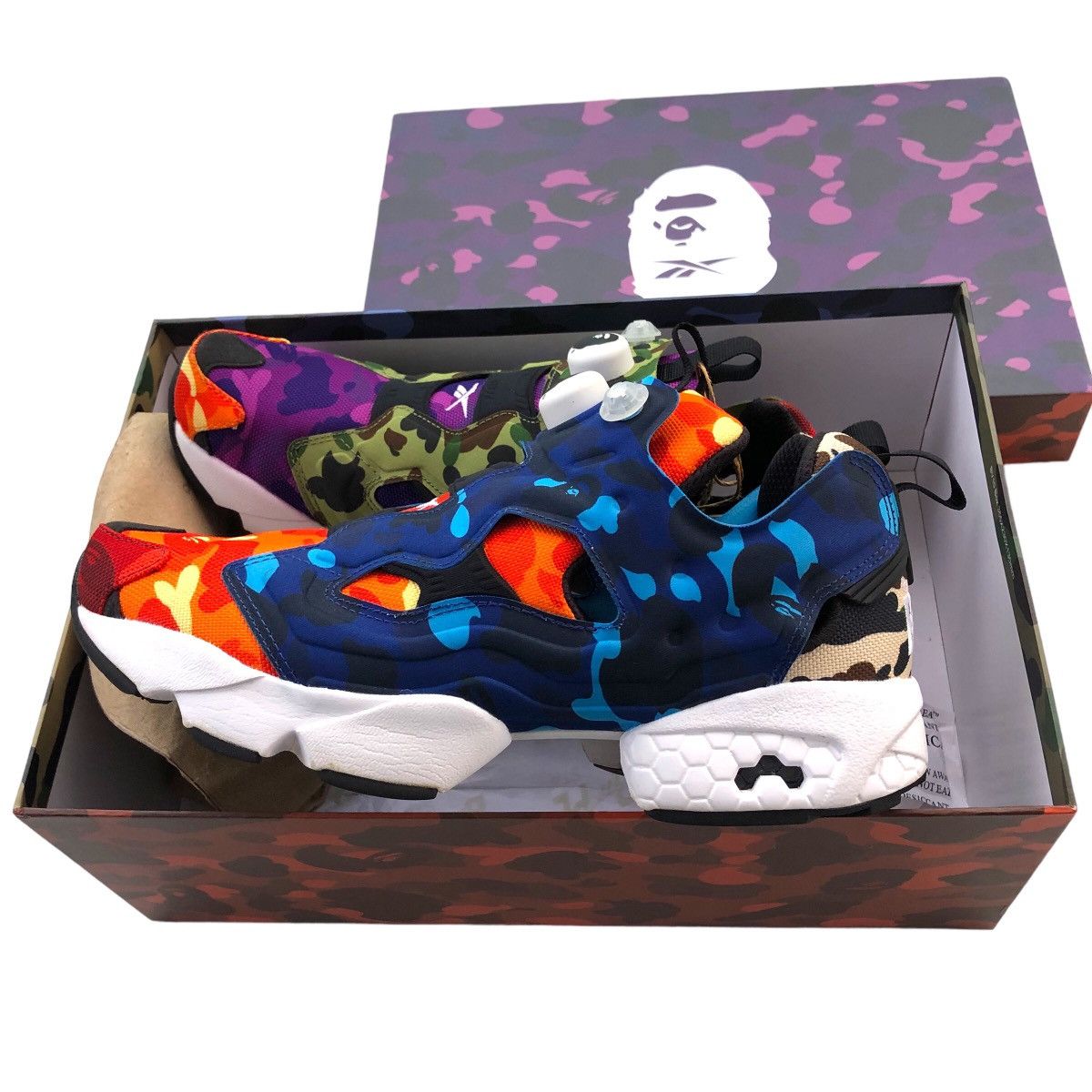Bape × Reebok Bape x Reebok Instapump Fury OG Size US 9.5 / EU 42-43 - 12 Thumbnail