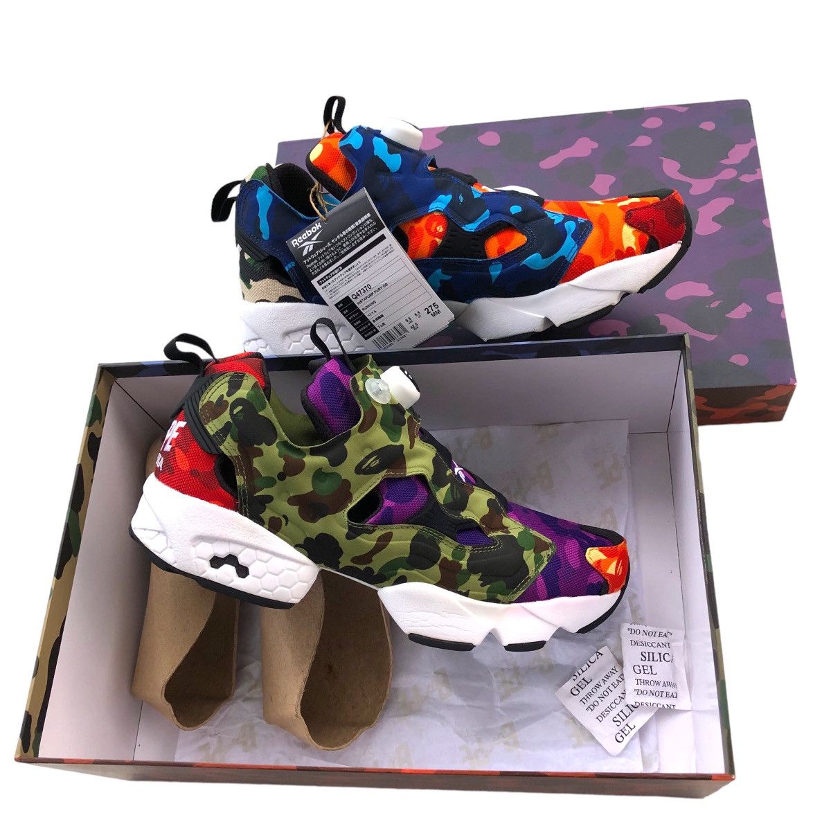 Bape × Reebok Bape x Reebok Instapump Fury OG Size US 9.5 / EU 42-43 - 10 Thumbnail