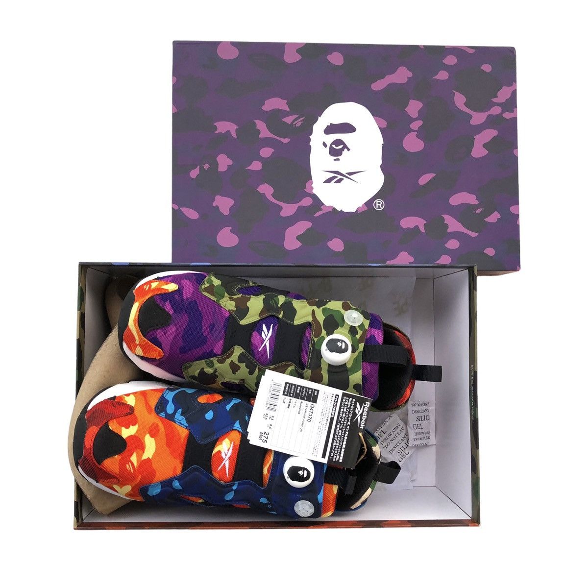 Bape × Reebok Bape x Reebok Instapump Fury OG Size US 9.5 / EU 42-43 - 13 Thumbnail