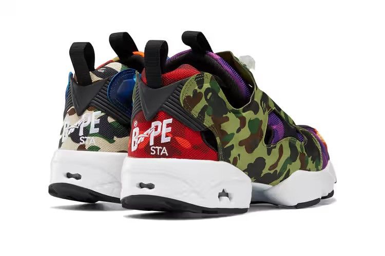 Bape × Reebok Bape x Reebok Instapump Fury OG Size US 9.5 / EU 42-43 - 5 Thumbnail