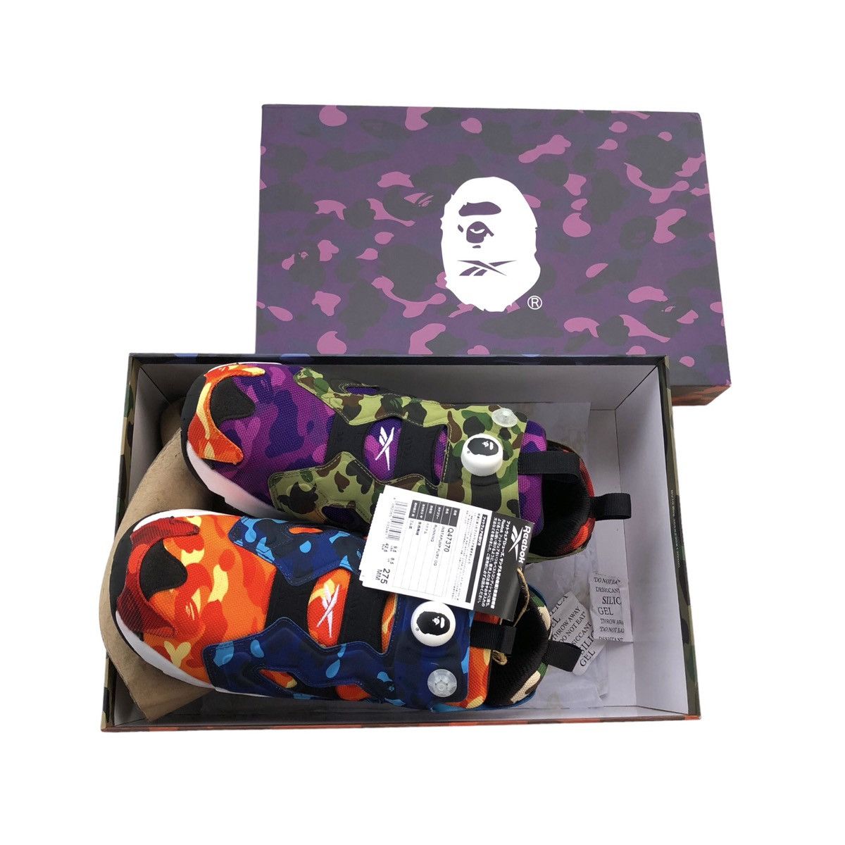 Bape × Reebok Bape x Reebok Instapump Fury OG Size US 9.5 / EU 42-43 - 14 Thumbnail