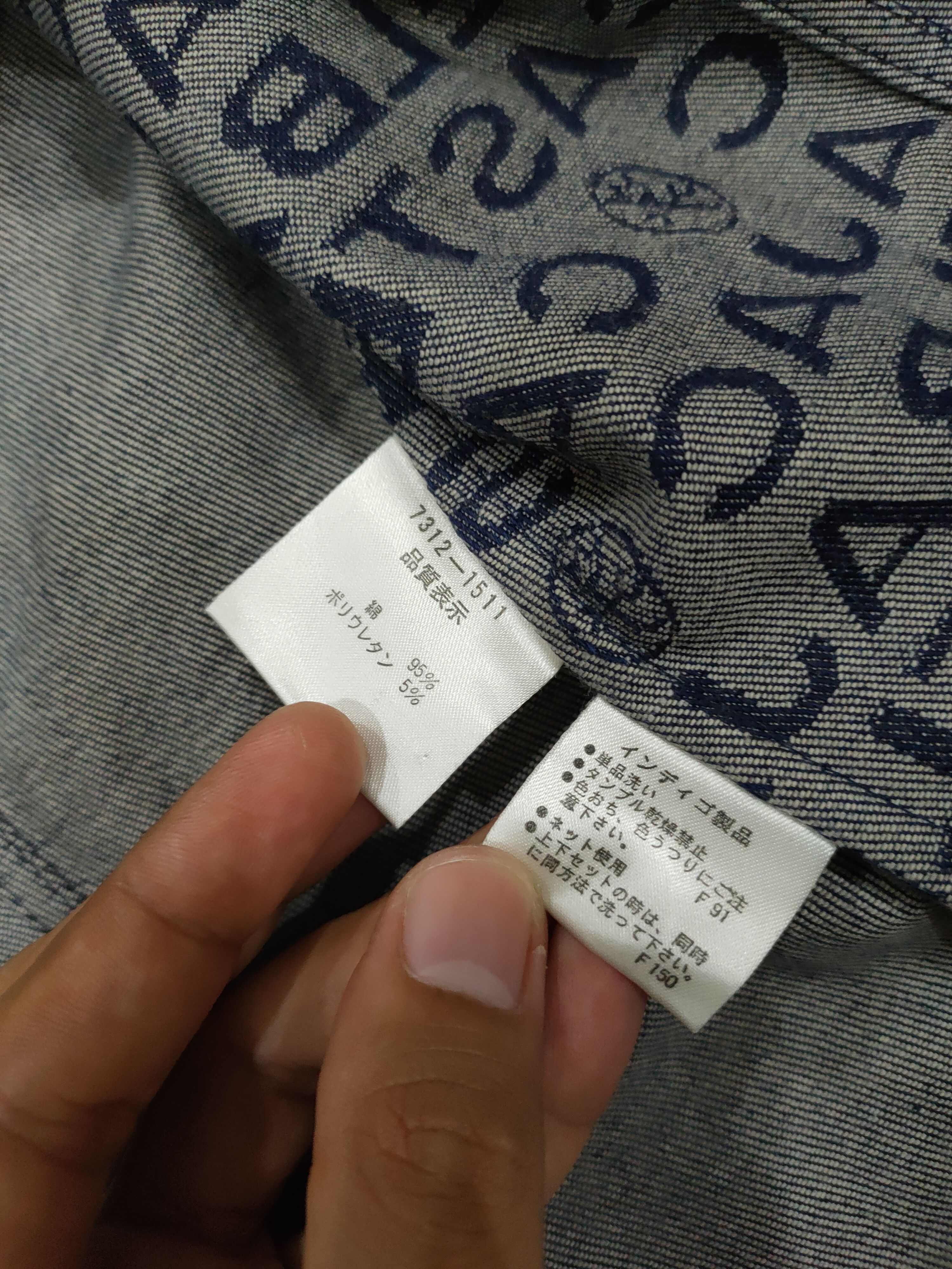 Jean Charles De Castelbajac JC DE CASTELBAJAC FULL SPELLOUT MONOGRAM DENIM JACKET Size US S / EU 44-46 / 1 - 3 Thumbnail