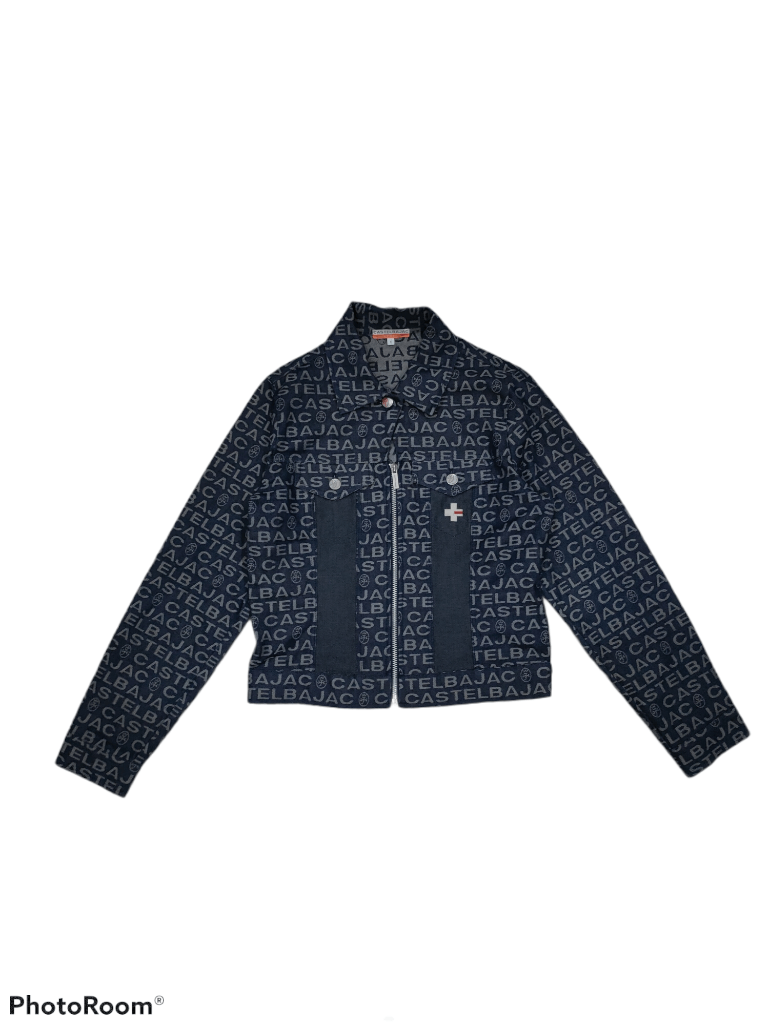 Jean Charles De Castelbajac JC DE CASTELBAJAC FULL SPELLOUT MONOGRAM DENIM JACKET Size US S / EU 44-46 / 1 - 1 Thumbnail