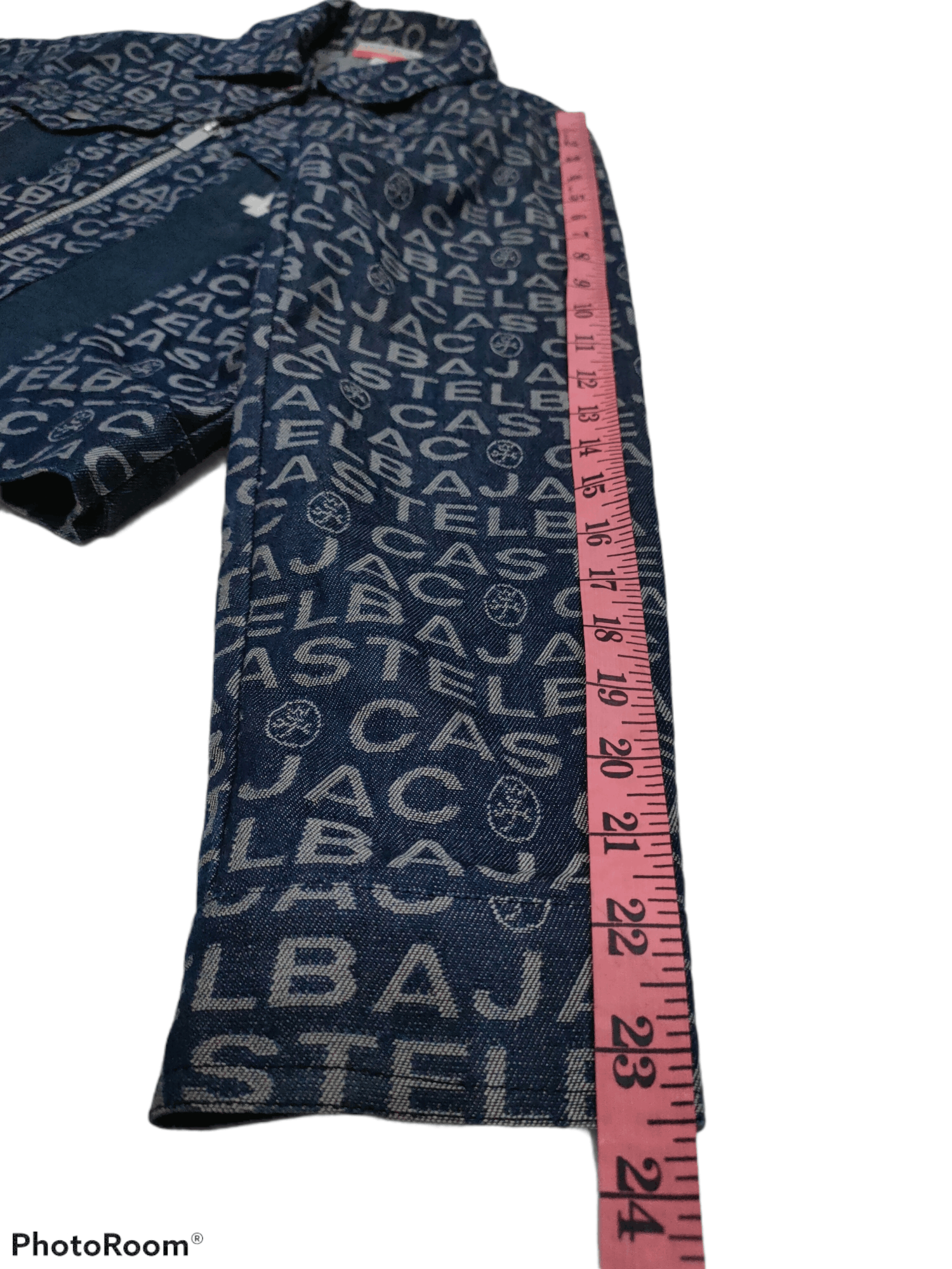 Jean Charles De Castelbajac JC DE CASTELBAJAC FULL SPELLOUT MONOGRAM DENIM JACKET Size US S / EU 44-46 / 1 - 6 Thumbnail