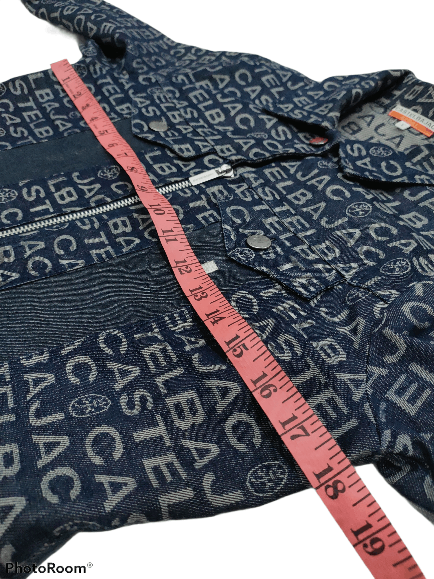 Jean Charles De Castelbajac JC DE CASTELBAJAC FULL SPELLOUT MONOGRAM DENIM JACKET Size US S / EU 44-46 / 1 - 8 Thumbnail