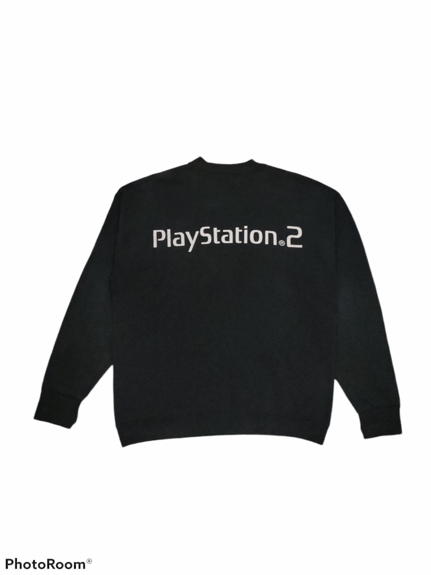 PLAYSTATION 2 PULLOVER SWEATER DISTRESSED