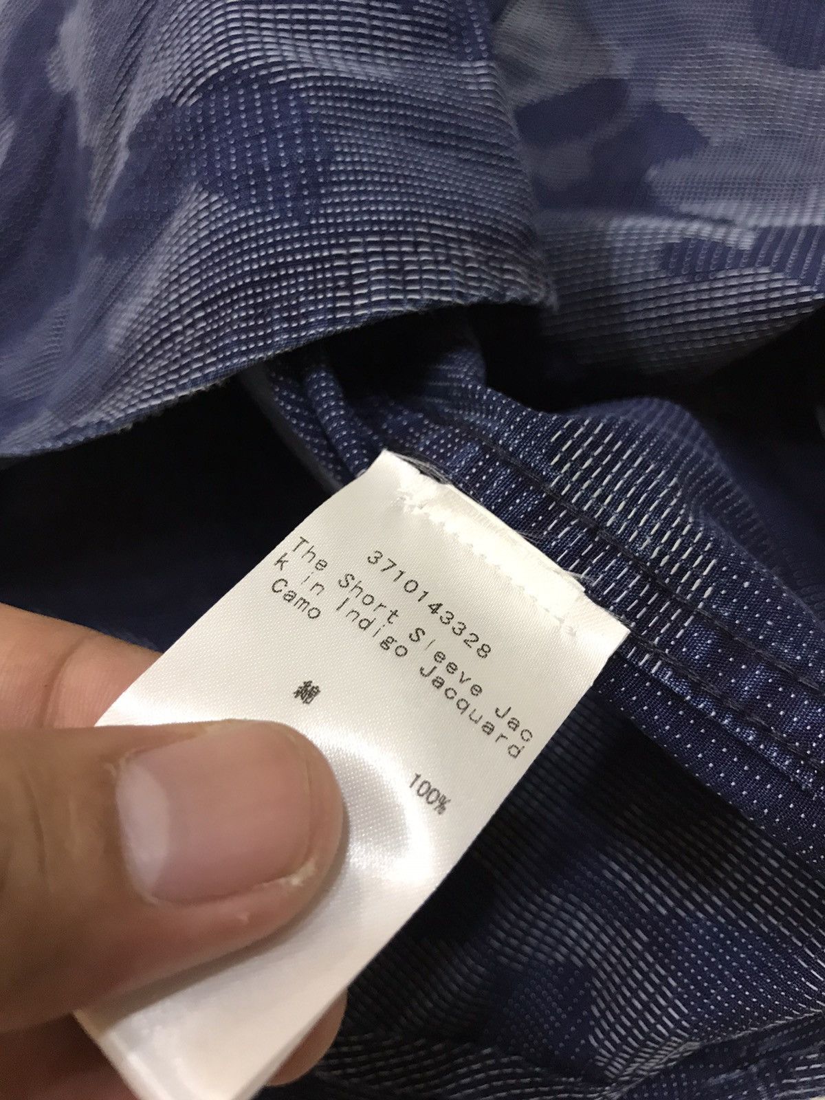 Taylor Stitch TAYLOR STITCH JACK IN INDIGO JACQUARD CAMO SHIRT Size US S / EU 44-46 / 1 - 8 Thumbnail