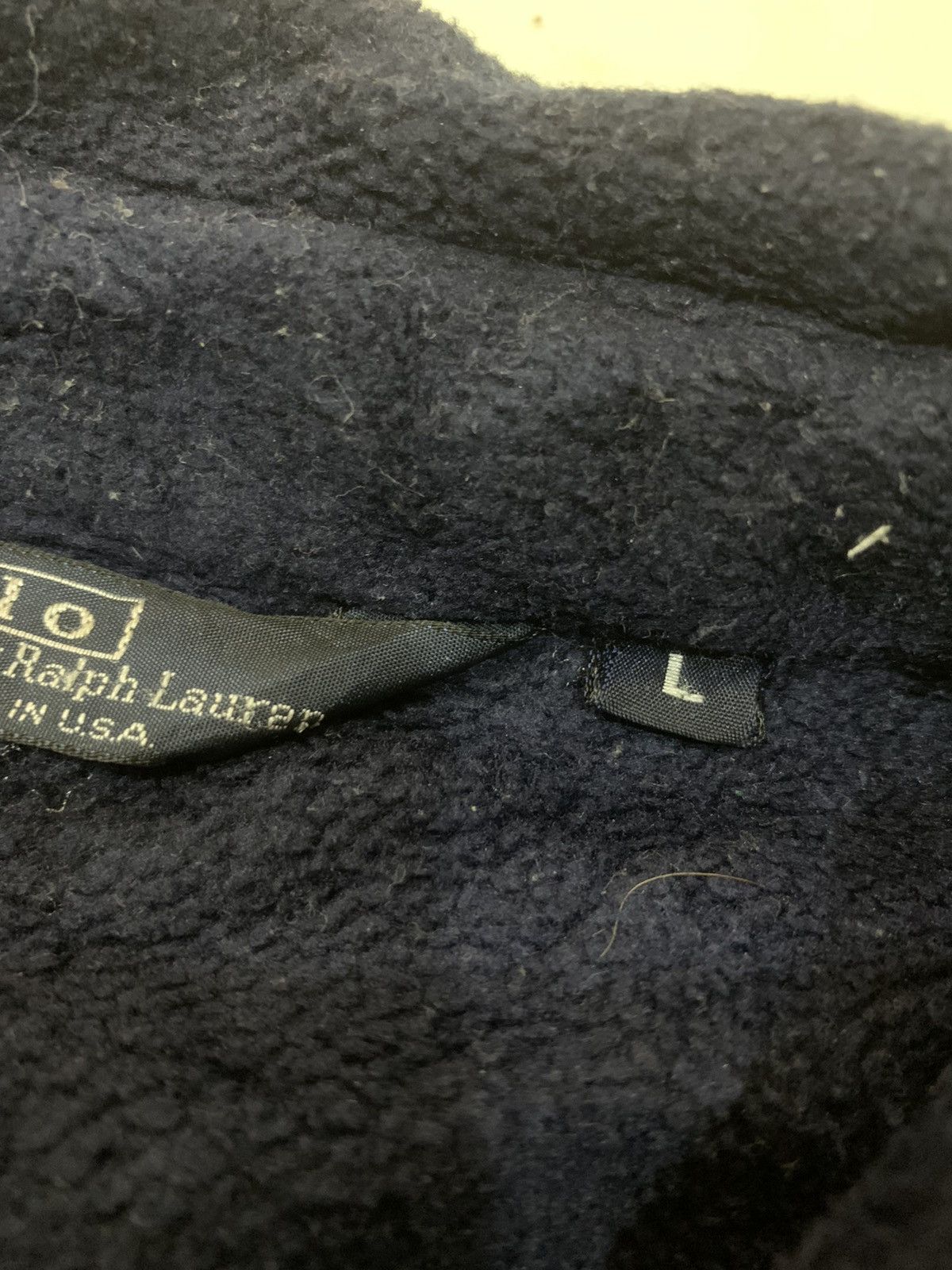 Polo Ralph Lauren × Vintage 1990s POLO RALPH LAUREN FLEECE JACKET Size US L / EU 52-54 / 3 - 9 Thumbnail