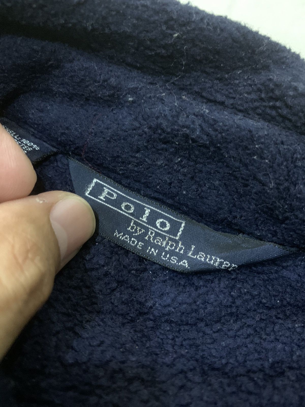 Polo Ralph Lauren × Vintage 1990s POLO RALPH LAUREN FLEECE JACKET Size US L / EU 52-54 / 3 - 8 Thumbnail