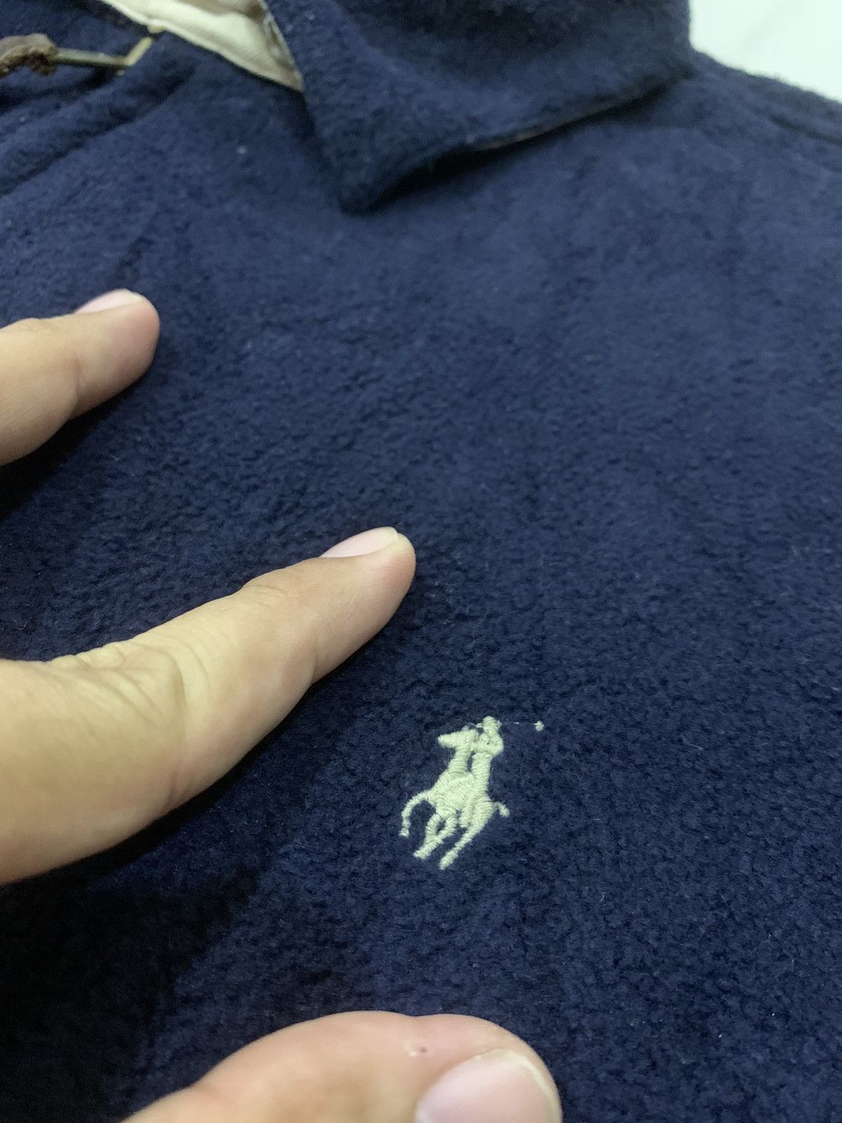 Polo Ralph Lauren × Vintage 1990s POLO RALPH LAUREN FLEECE JACKET Size US L / EU 52-54 / 3 - 7 Thumbnail