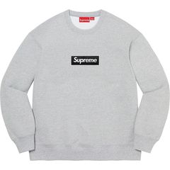 Grey Supreme Box Logo | Grailed