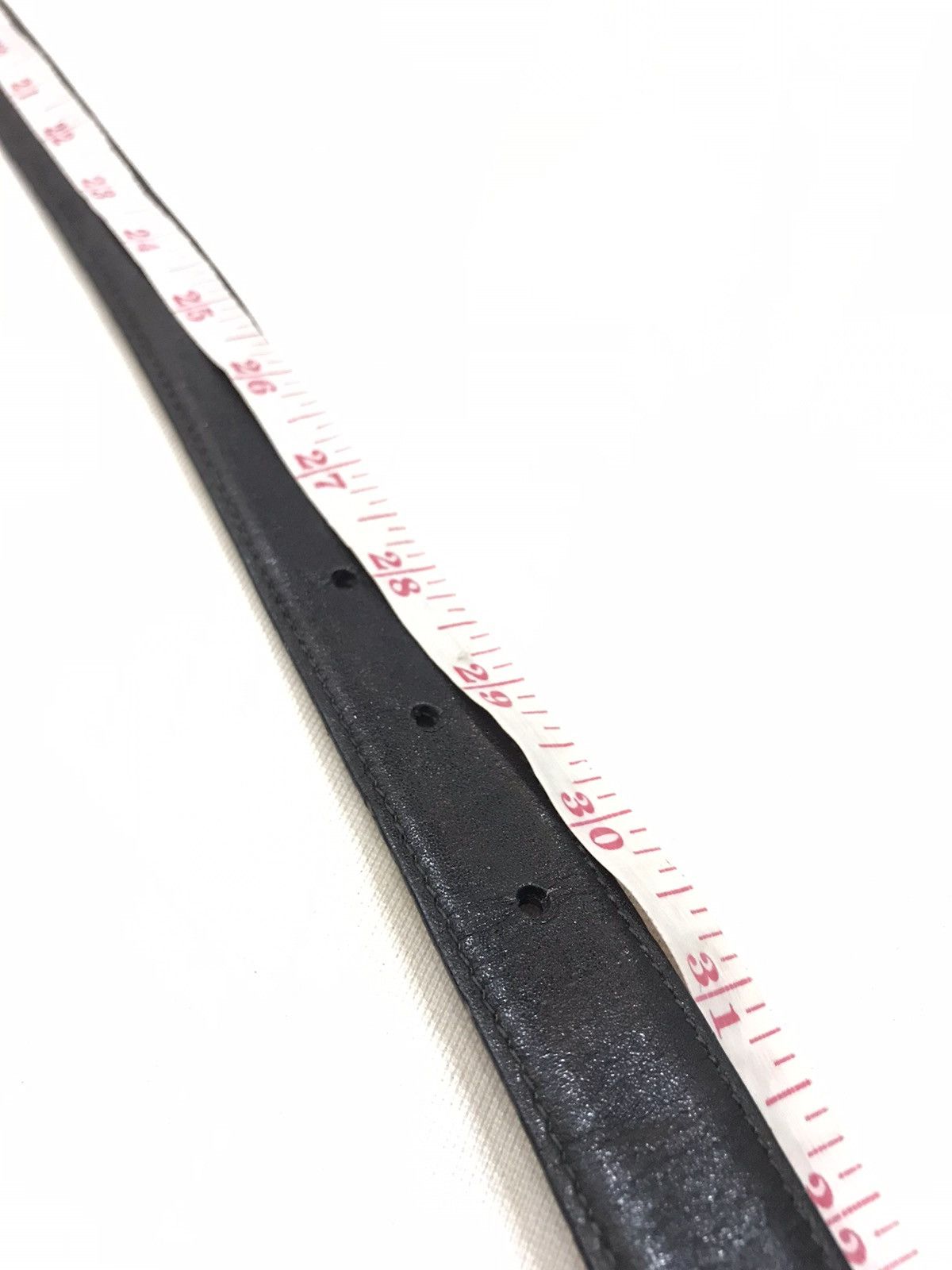 Gucci × Vintage VINTAGE GUCCI ITALY LEATHER BELT GG Size 34 - 8 Thumbnail