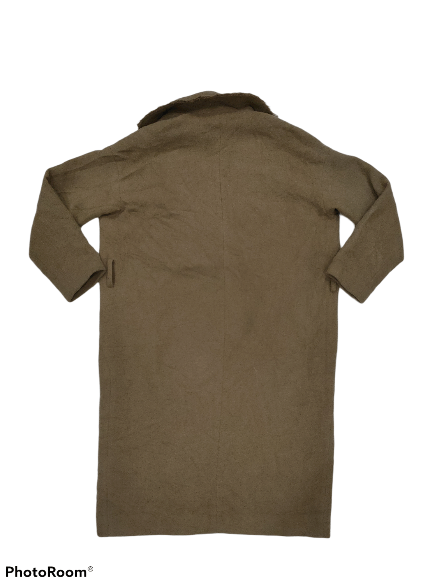 Japanese Brand UNGRID MARK STYLER WOOL DESTROYED COAT JACKET Size US M / EU 48-50 / 2 - 2 Thumbnail