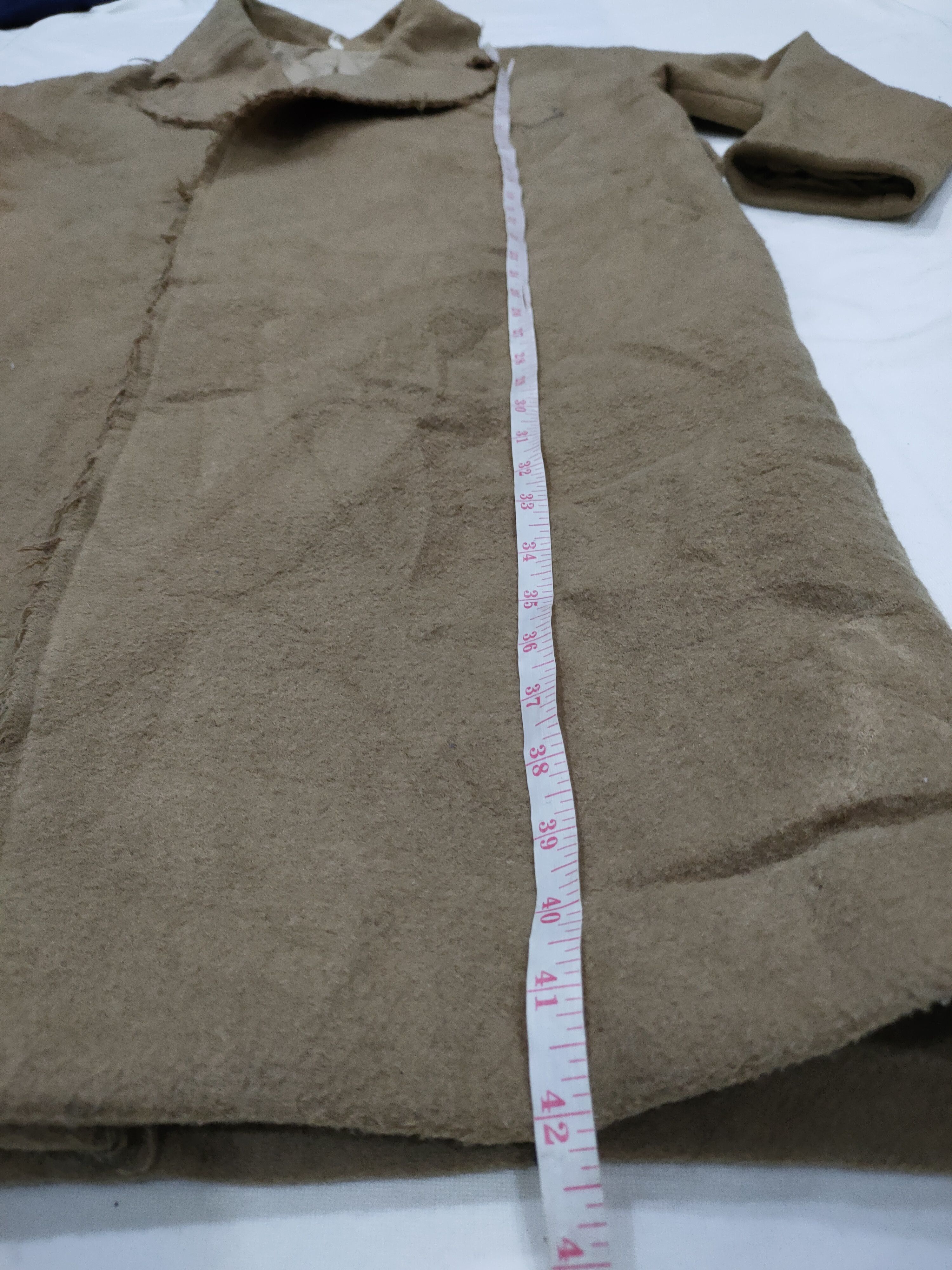 Japanese Brand UNGRID MARK STYLER WOOL DESTROYED COAT JACKET Size US M / EU 48-50 / 2 - 6 Thumbnail
