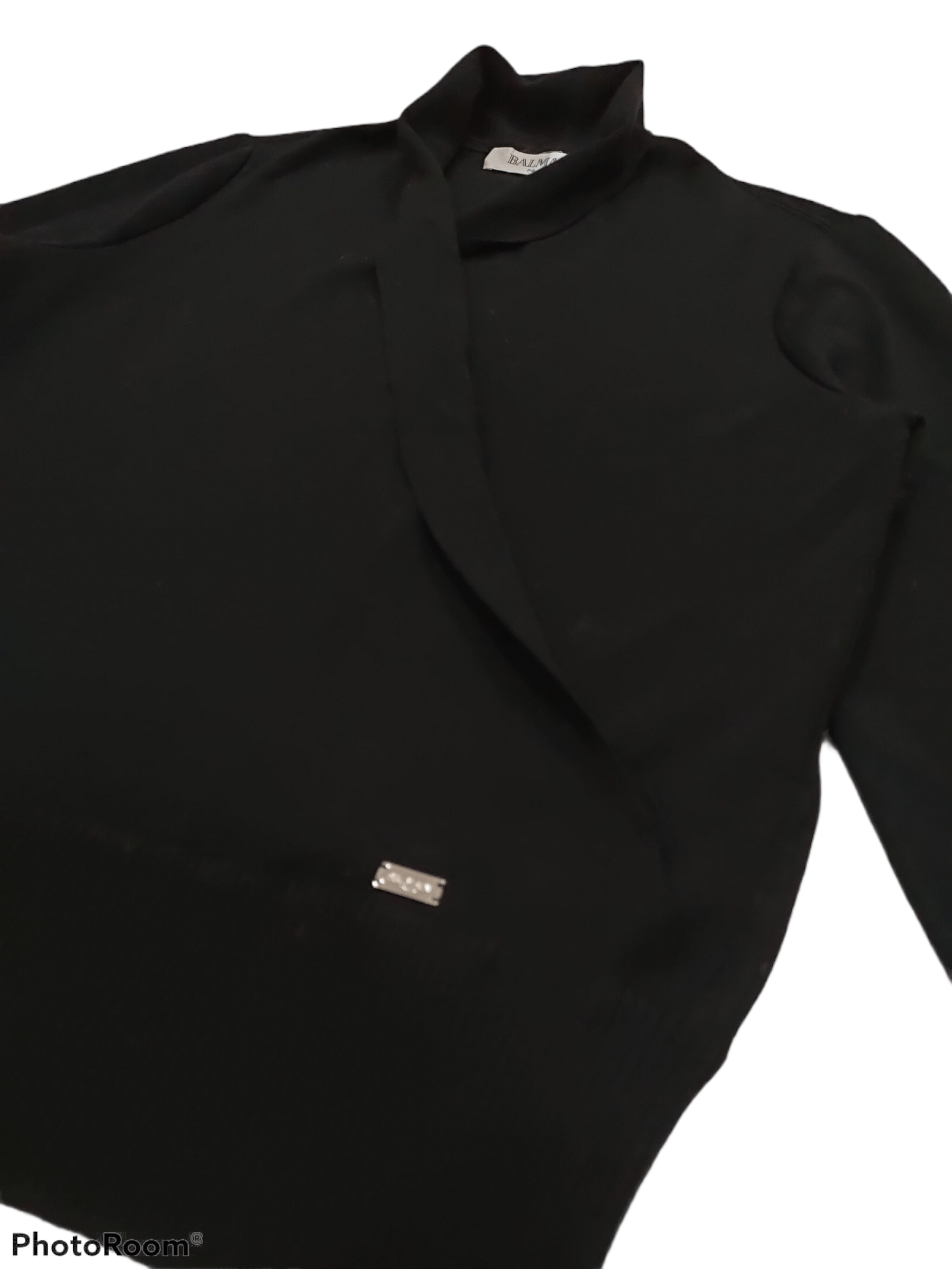 Balmain BALMAIN PARIS WOOL SWEATER AVANT-GARDE Size US XXS / EU 40 - 3 Thumbnail