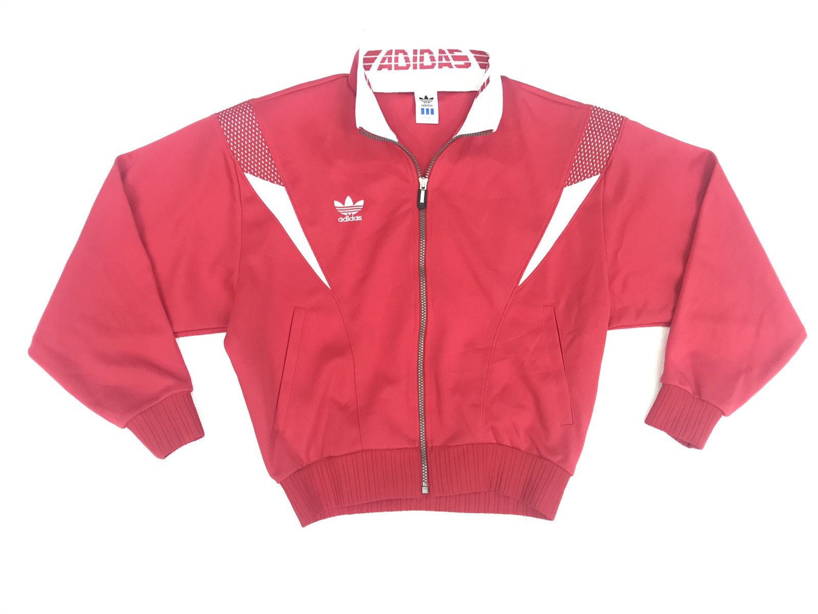 Adidas × Vintage Vintage Adidas Sweater Jacket Tracksuit Trefoil Japan Size US M / EU 48-50 / 2 - 1 Thumbnail
