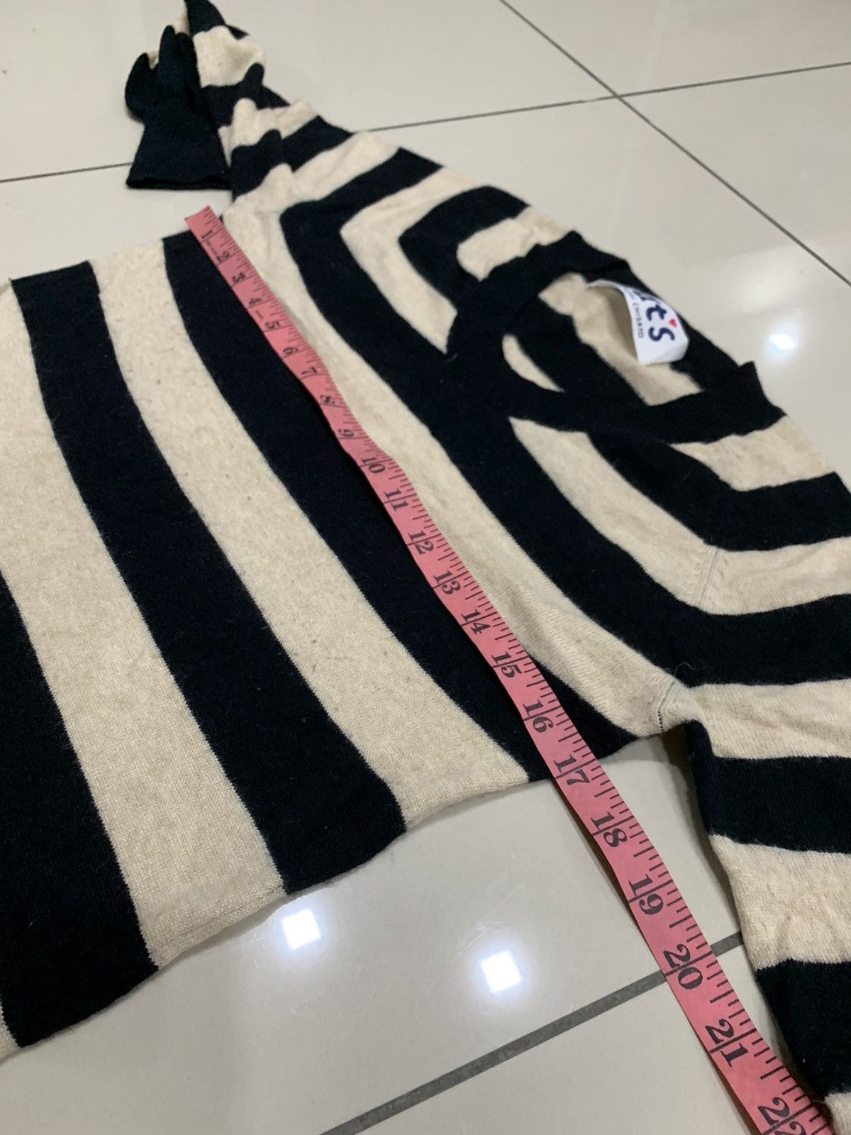 Issey Miyake × Tsumori Chisato CAT TSUMORI CHISATO BY ISSEY MIYAKE ZEBRA WOOL MIX DRESS Size M / US 6-8 / IT 42-44 - 4 Thumbnail