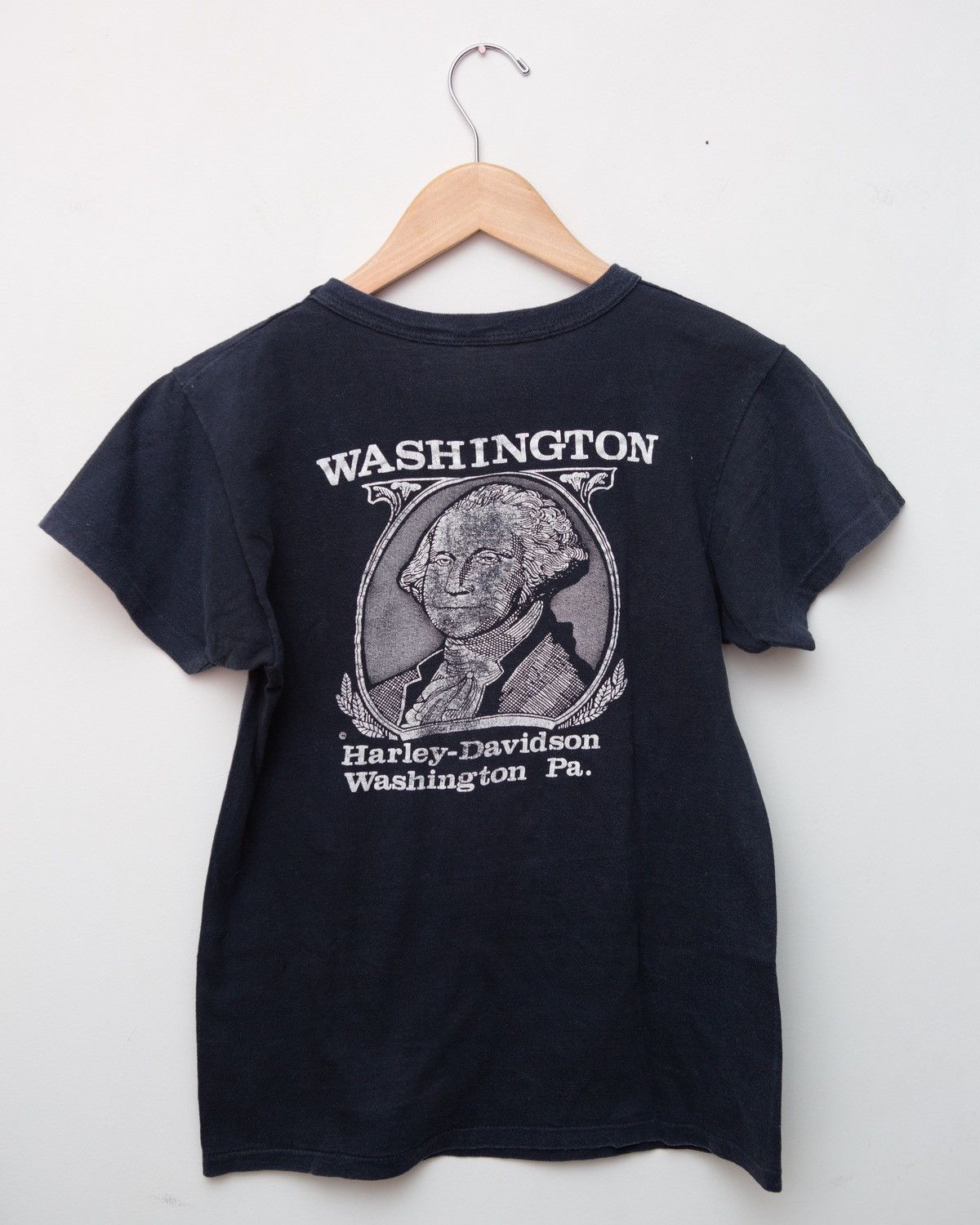 Vintage Vtg Harley Davidson 70’s Ringer Tee T-shirt NUDE Winged Lady Size US M / EU 48-50 / 2 - 3 Thumbnail