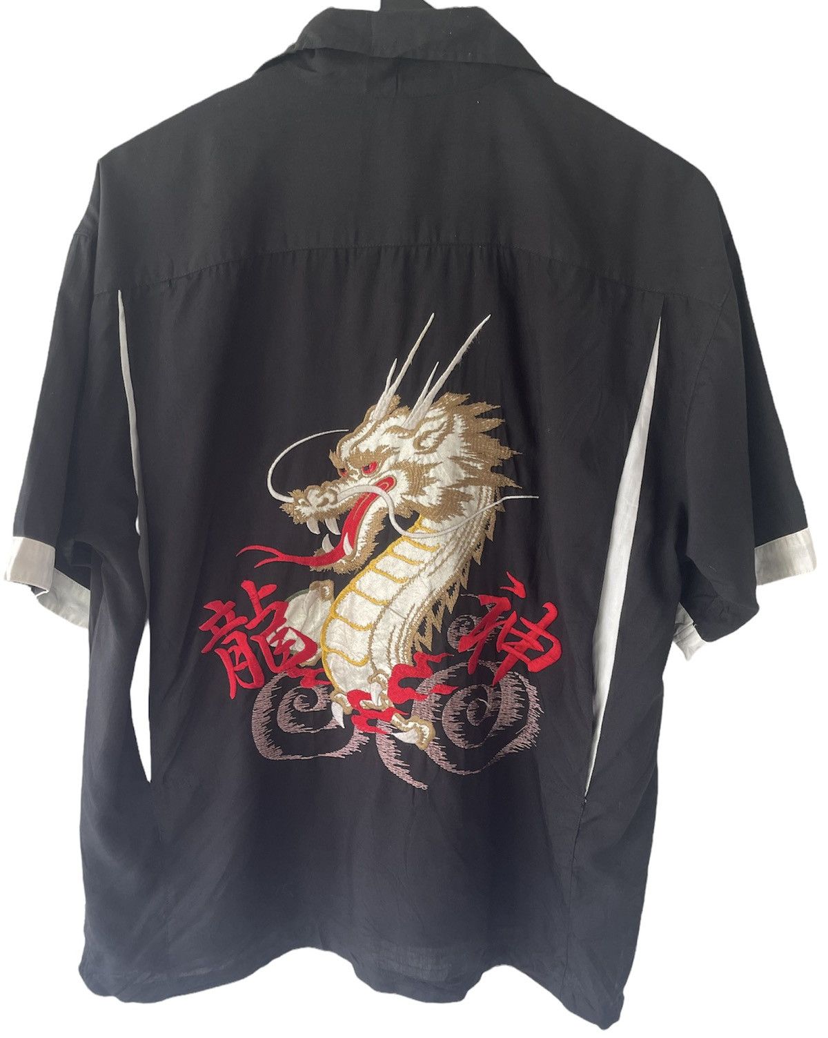 VINTAGE SUKAJAN SHIRT BUTTON UP RAYON JAPAN