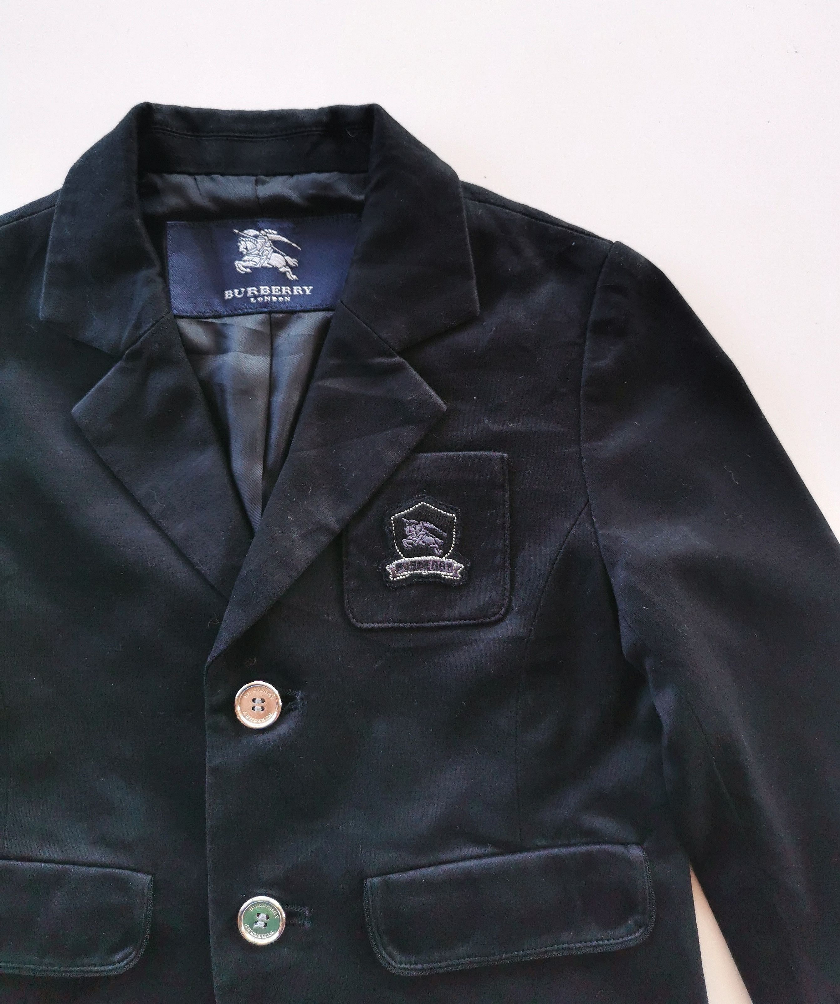 Burberry RARE Baby Burberry London Blazers Coat Kids Size 34S - 2 Thumbnail