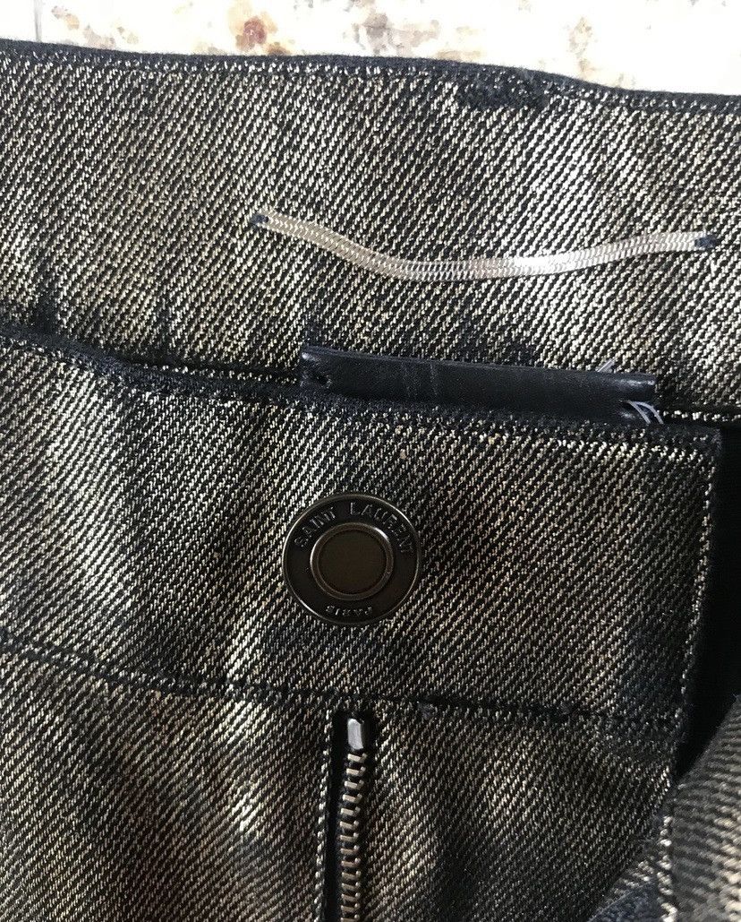 Saint Laurent Paris o1rshd1 /dup/ Q:2 / FITS 31 / D02 Gold Denim Size US 29 - 5 Thumbnail