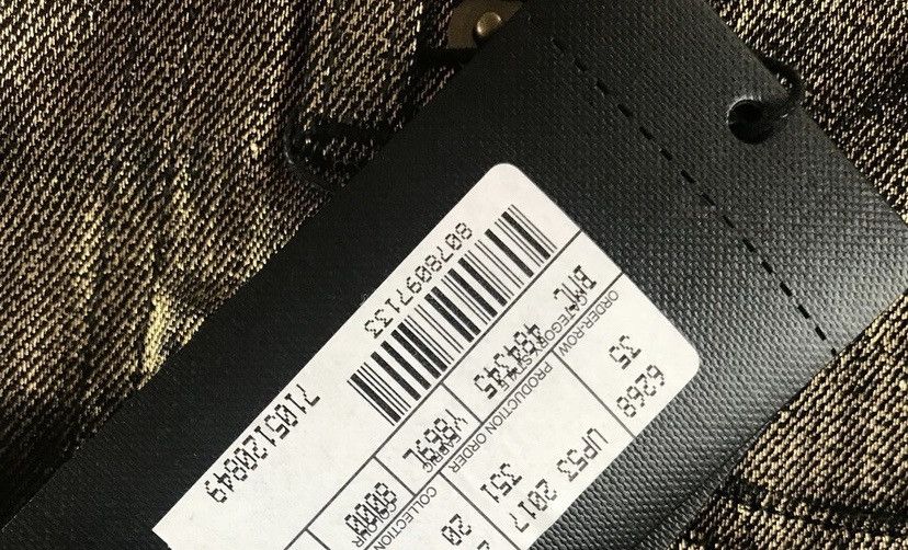 Saint Laurent Paris o1rshd1 /dup/ Q:2 / FITS 31 / D02 Gold Denim Size US 29 - 9 Thumbnail