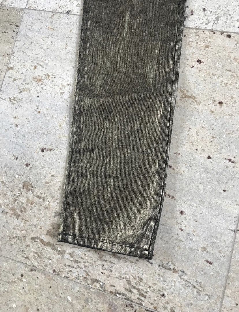 Saint Laurent Paris o1rshd1 /dup/ Q:2 / FITS 31 / D02 Gold Denim Size US 29 - 6 Thumbnail