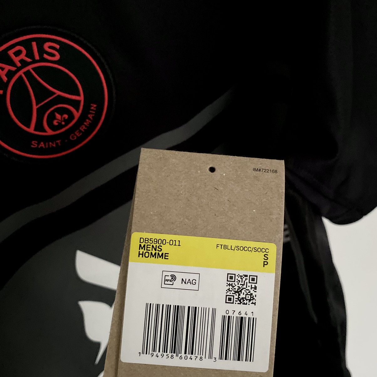 Jordan Brand × Nike NEW 2021 2022 PSG Paris Nike Third Kit Soccer Jersey Shirt S Size US S / EU 44-46 / 1 - 5 Thumbnail
