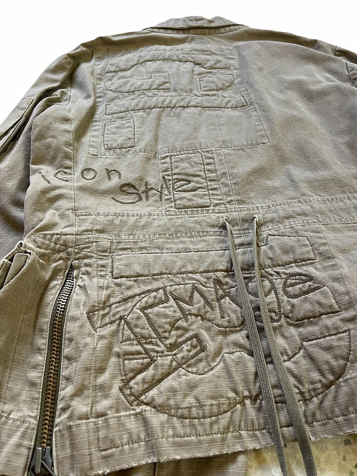 Greg Lauren Sz 3 Sample Heavy Ripstop Tent Blazer Size US M / EU 48-50 / 2 - 10 Thumbnail