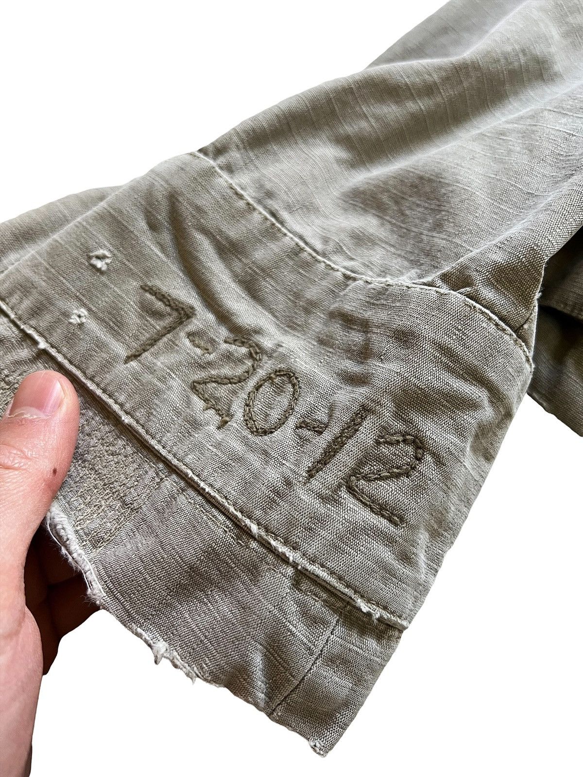 Greg Lauren Sz 3 Sample Heavy Ripstop Tent Blazer Size US M / EU 48-50 / 2 - 3 Thumbnail