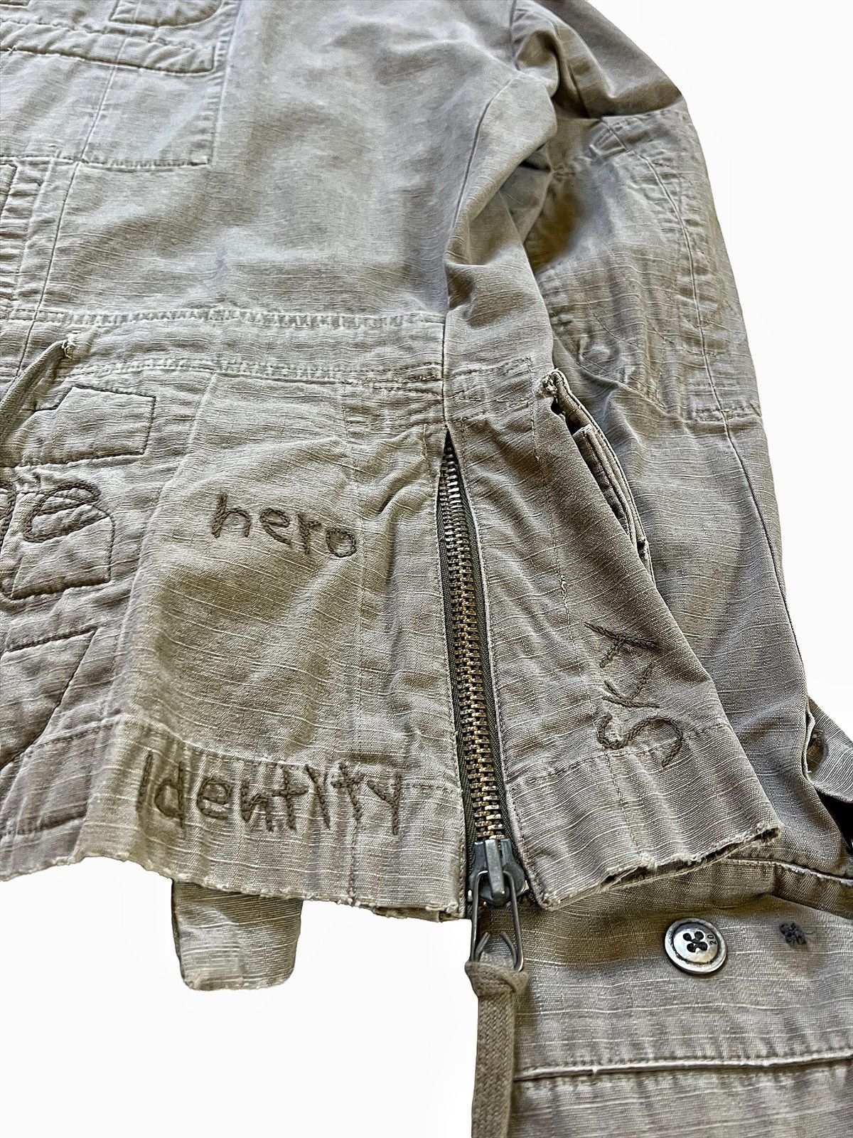 Greg Lauren Sz 3 Sample Heavy Ripstop Tent Blazer Size US M / EU 48-50 / 2 - 11 Thumbnail