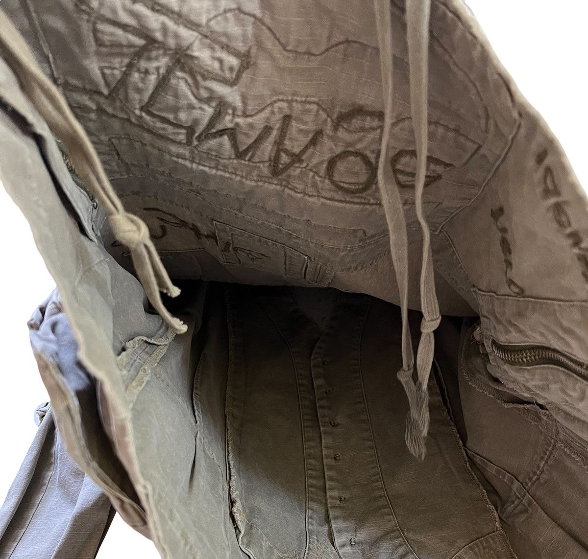 Greg Lauren Sz 3 Sample Heavy Ripstop Tent Blazer Size US M / EU 48-50 / 2 - 14 Thumbnail