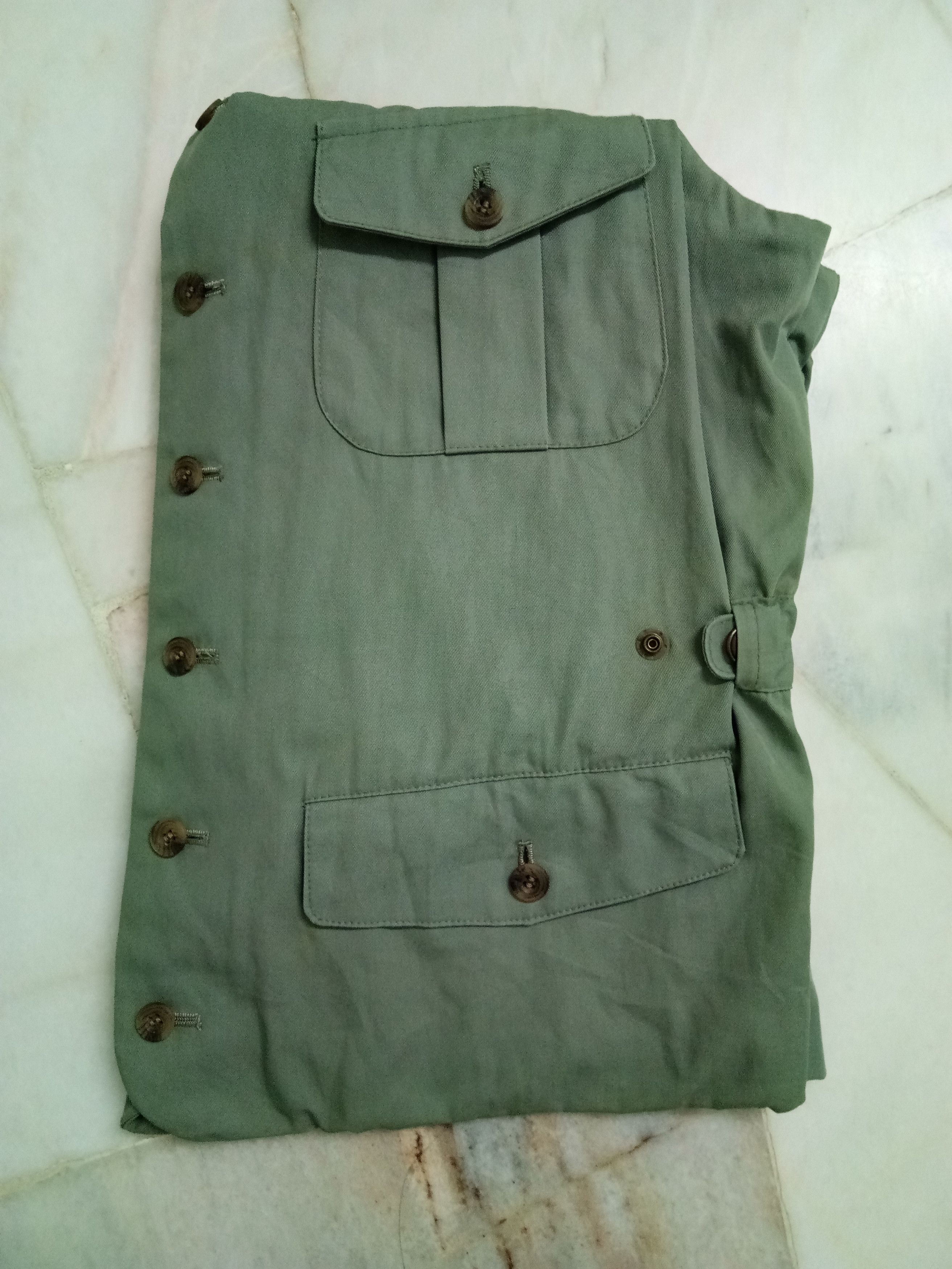 Bernhard Willhelm × Vintage ⚡️𝐐𝐔𝐈𝐂𝐊 𝐒𝐀𝐋𝐄 90's utility vest jacket Size US L / EU 52-54 / 3 - 13 Thumbnail