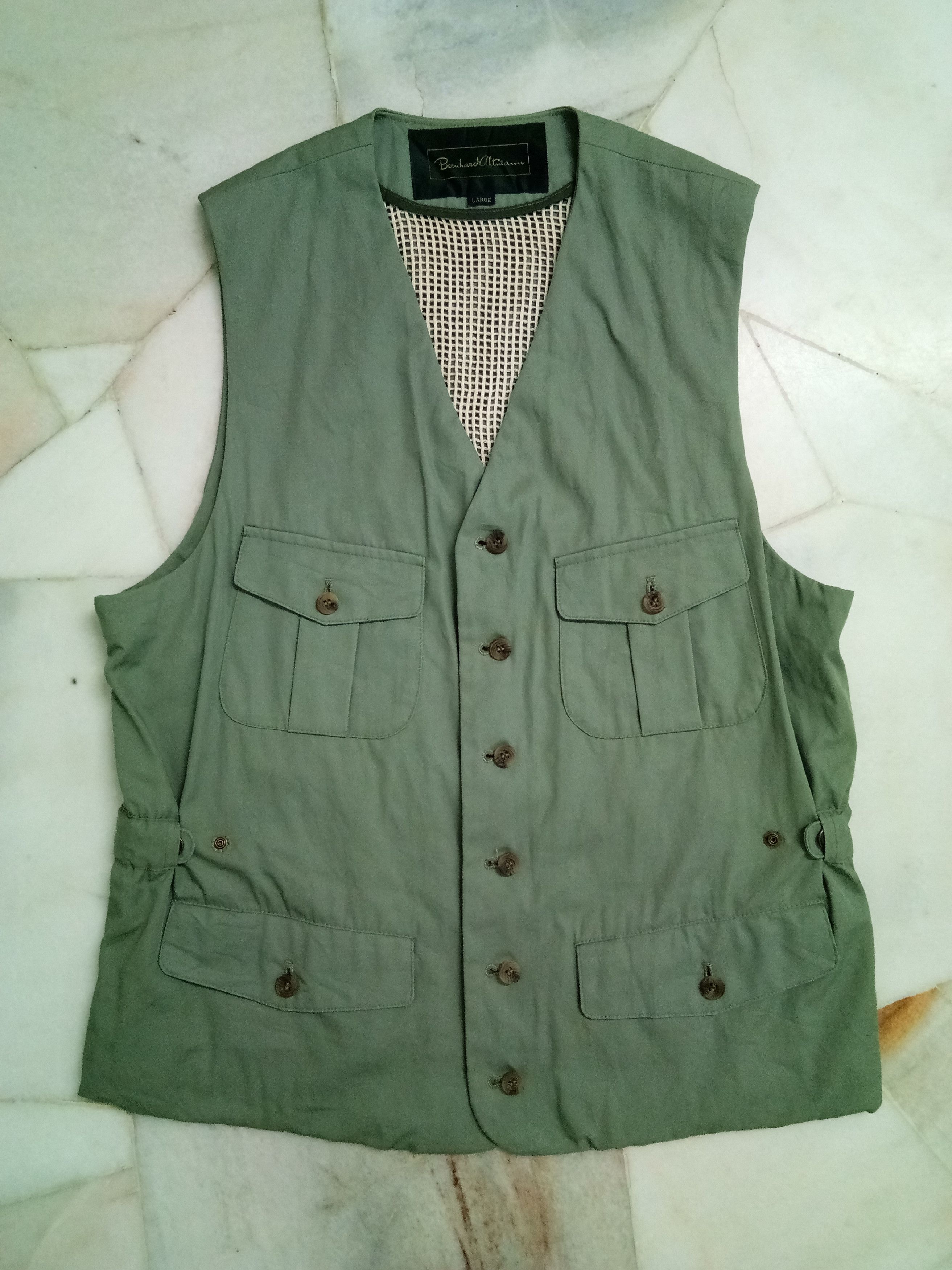 Bernhard Willhelm × Vintage ⚡️𝐐𝐔𝐈𝐂𝐊 𝐒𝐀𝐋𝐄 90's utility vest jacket Size US L / EU 52-54 / 3 - 1 Thumbnail