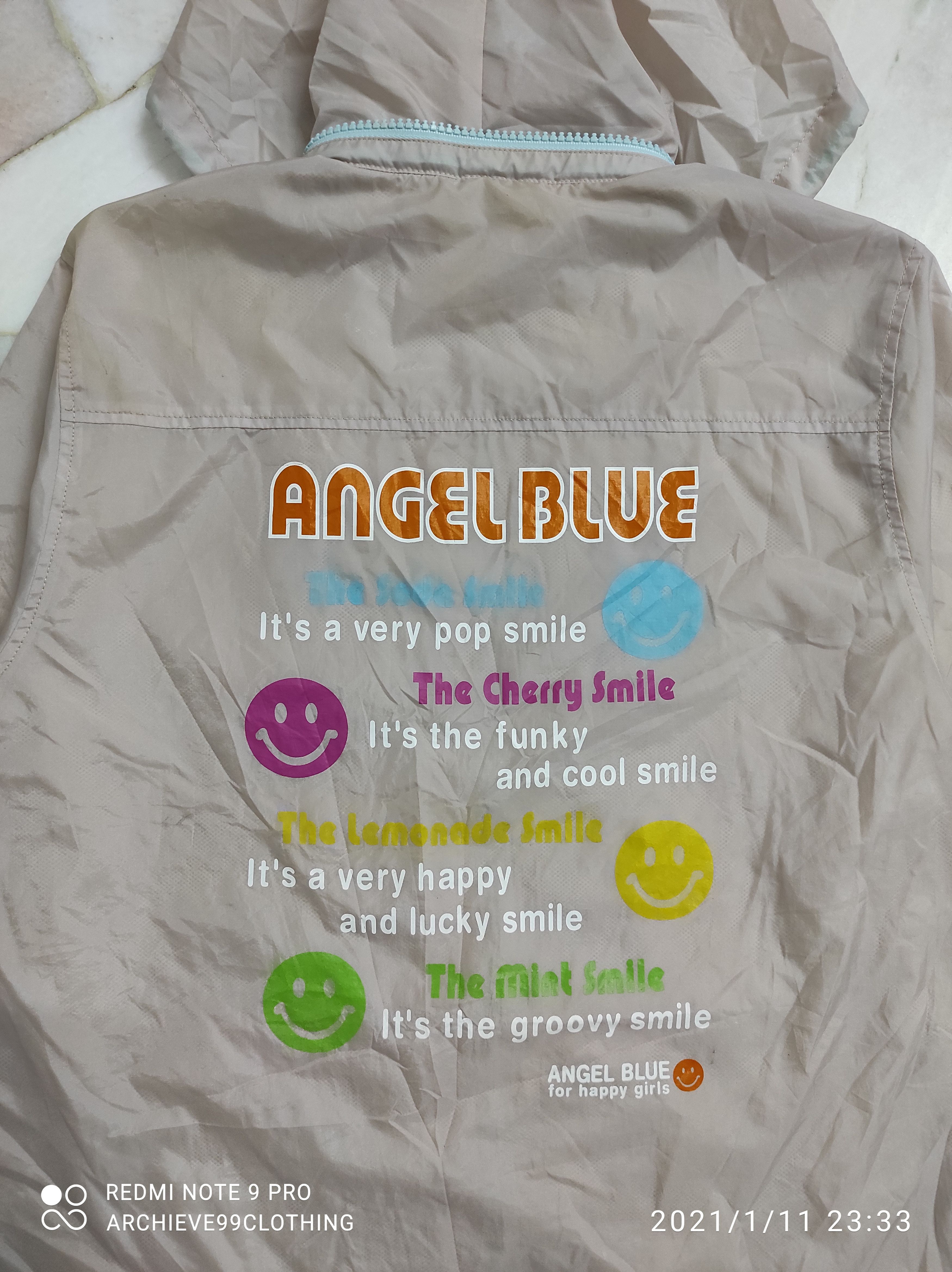Angel Blue AW1999 Angel Girls wind breaker Anorak jacket Size M / US 6-8 / IT 42-44 - 10 Thumbnail