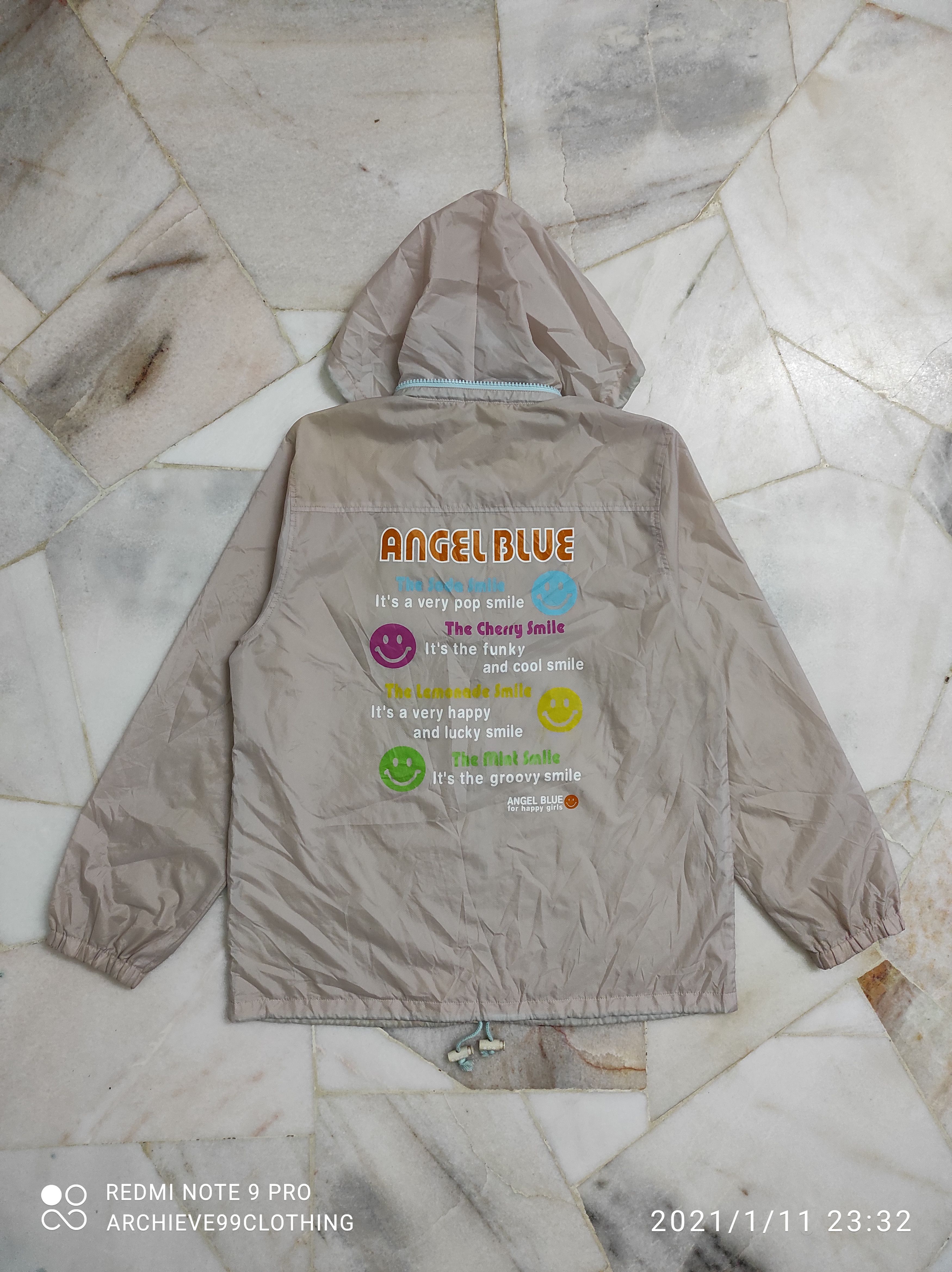 Angel Blue AW1999 Angel Girls wind breaker Anorak jacket Size M / US 6-8 / IT 42-44 - 2 Thumbnail
