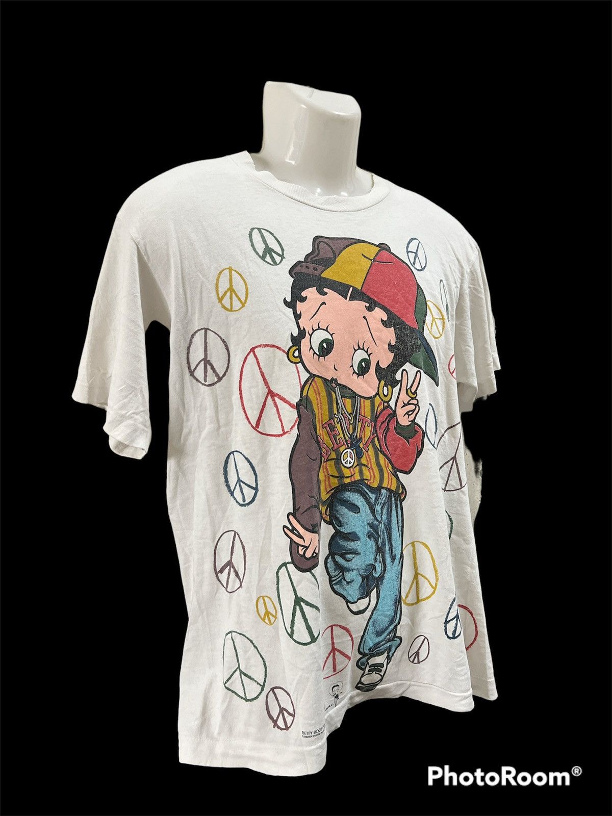 Other Rare🔥Vintage 90’s Betty Boop Over Print RAPPERS Mirror Size US L / EU 52-54 / 3 - 2 Thumbnail