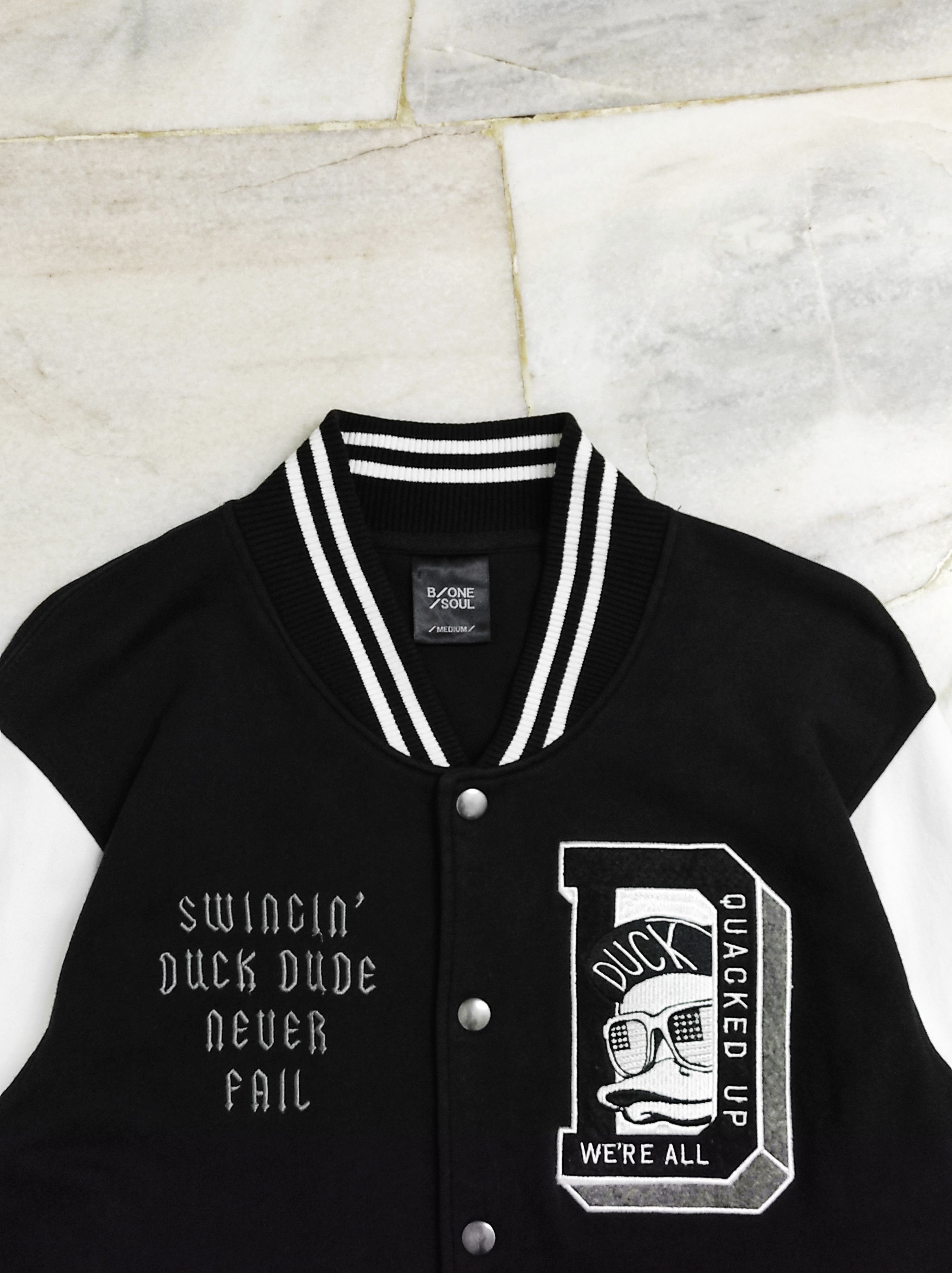 Japanese Brand B-One-Soul Duck Dude Varsity Jacket Size US M / EU 48-50 / 2 - 7 Thumbnail