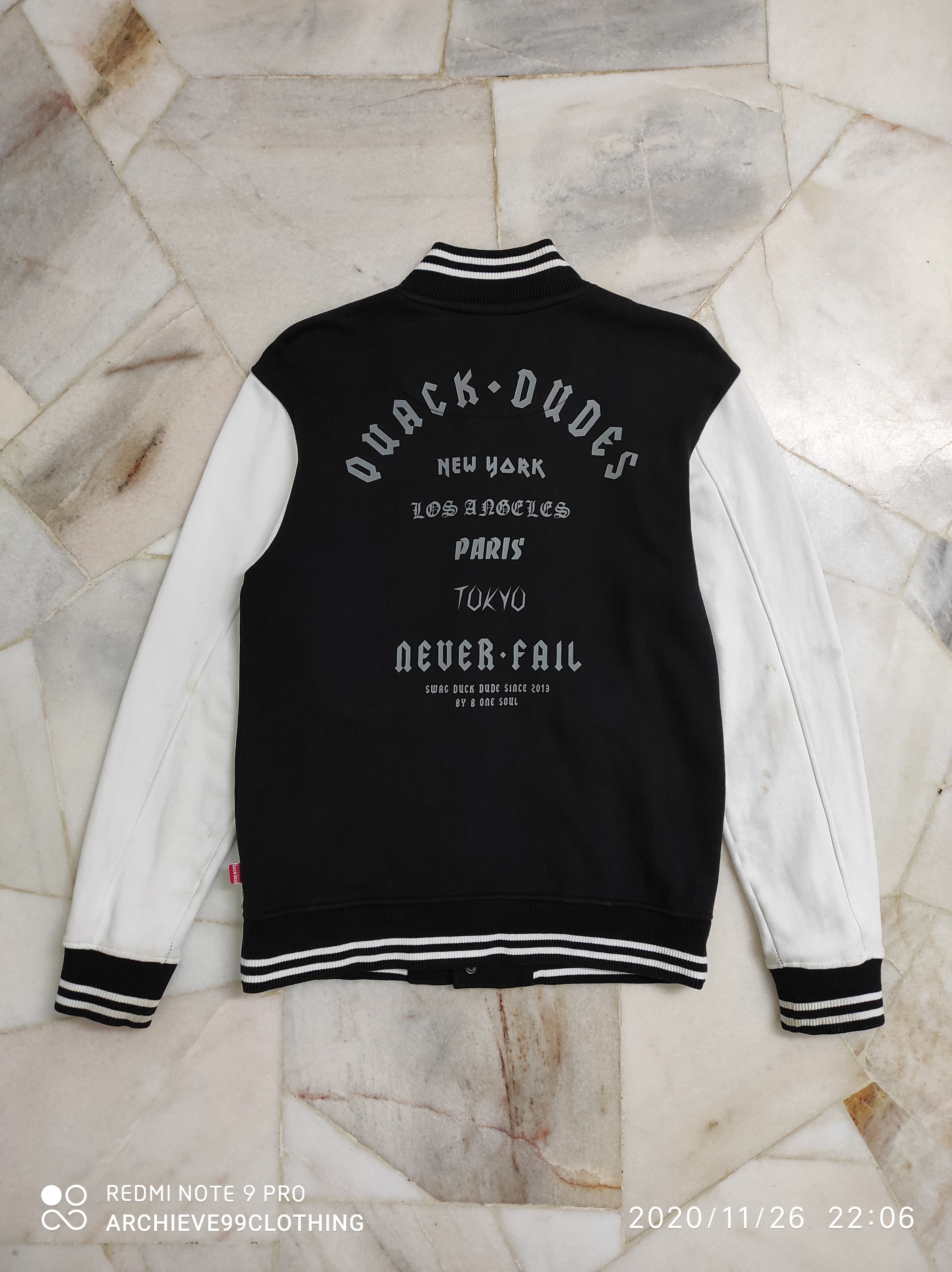 Japanese Brand B-One-Soul Duck Dude Varsity Jacket Size US M / EU 48-50 / 2 - 2 Thumbnail