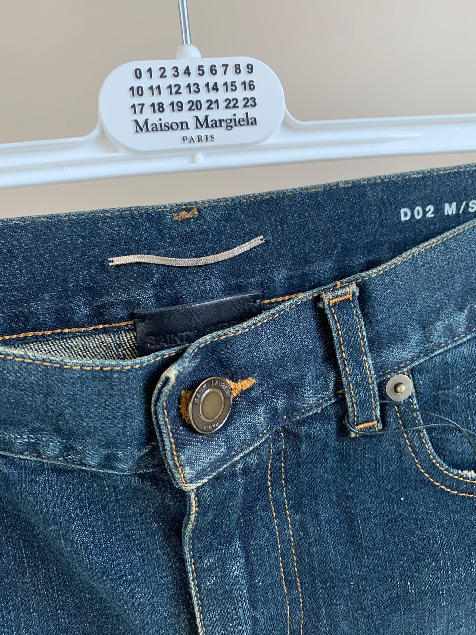 Saint Laurent Paris D02 Denim in Medium Indigo Size US 27 - 9 Thumbnail