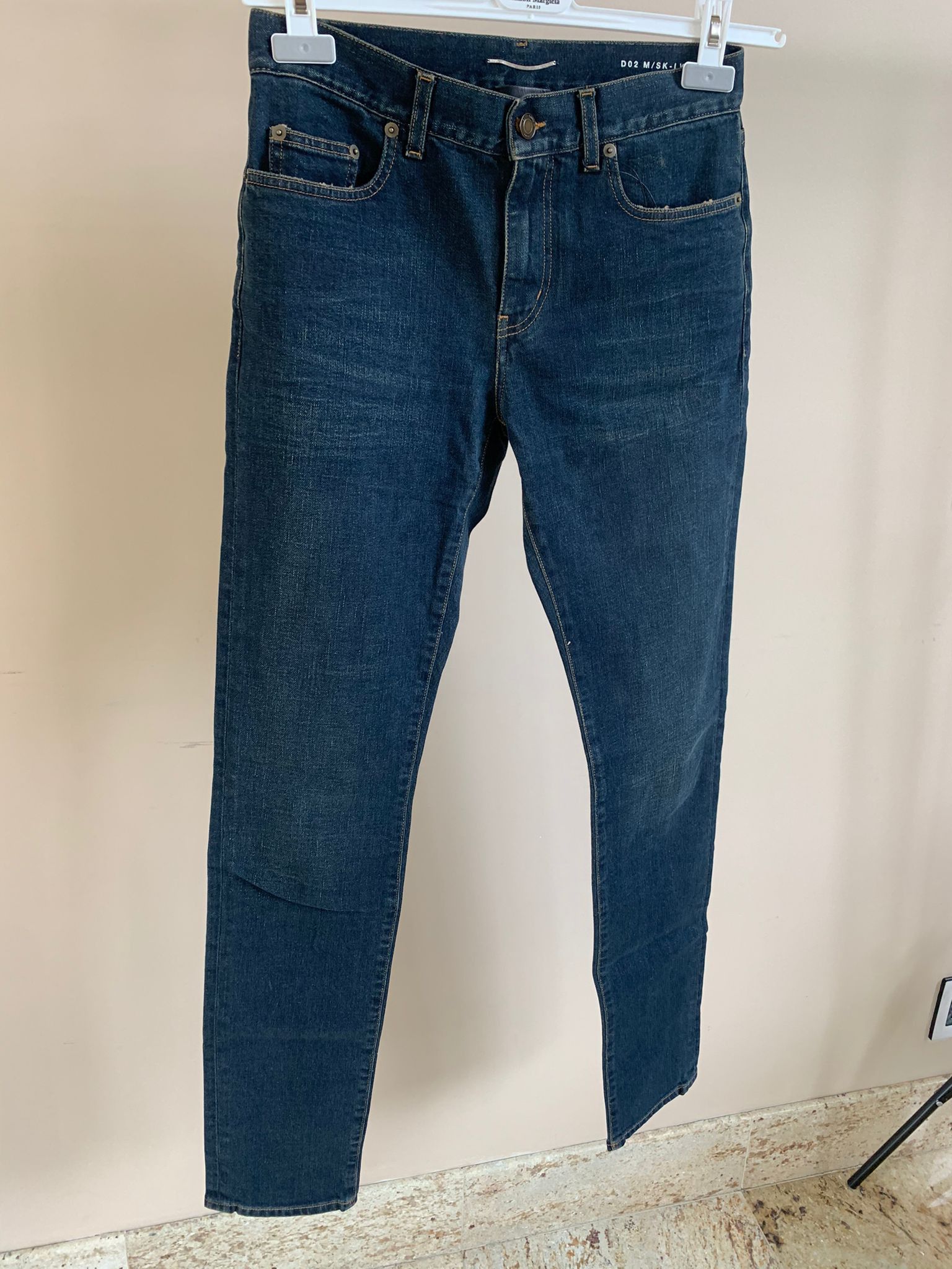 Saint Laurent Paris D02 Denim in Medium Indigo Size US 27 - 7 Thumbnail