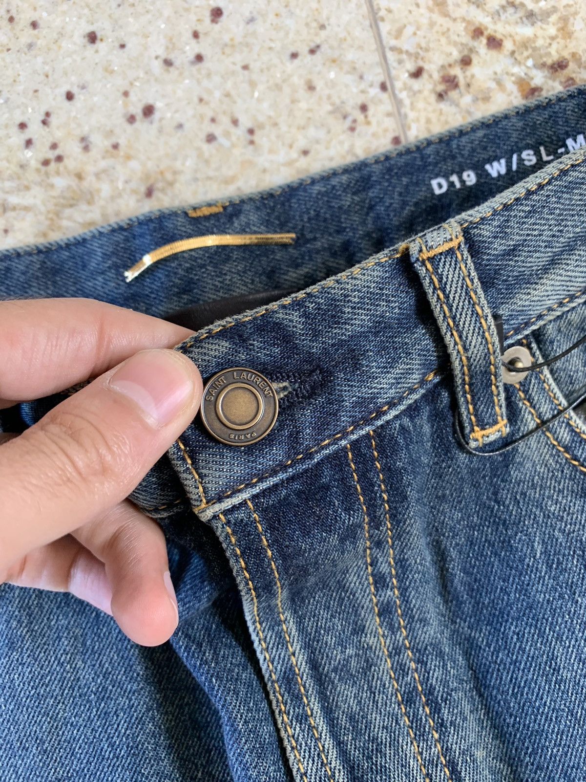 Saint Laurent Paris D19 Denim in Dark Vintage Size US 30 / EU 46 - 11 Thumbnail