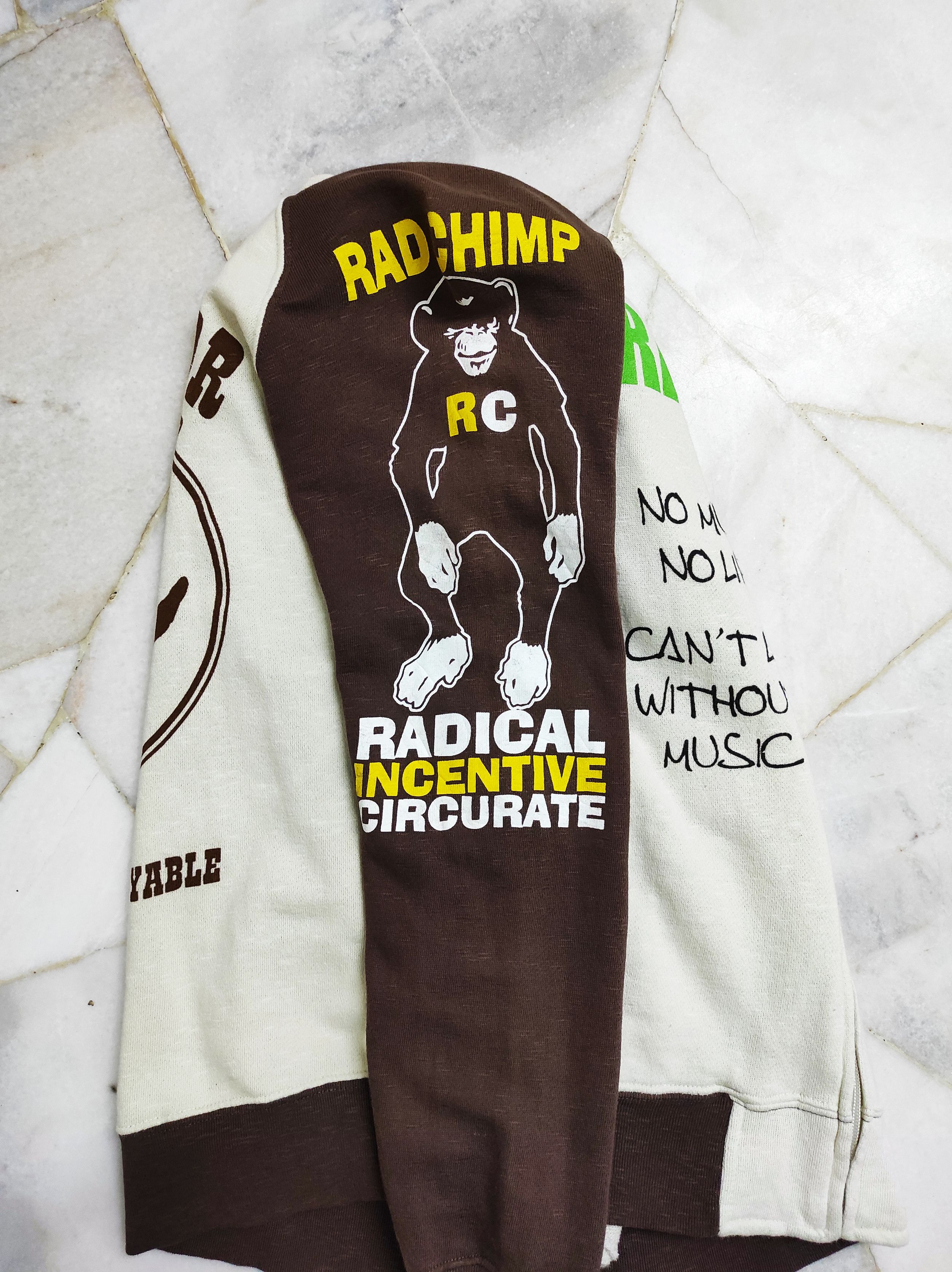 Japanese Brand RADIC COLOR multi print sweat jacket Size US M / EU 48-50 / 2 - 6 Thumbnail