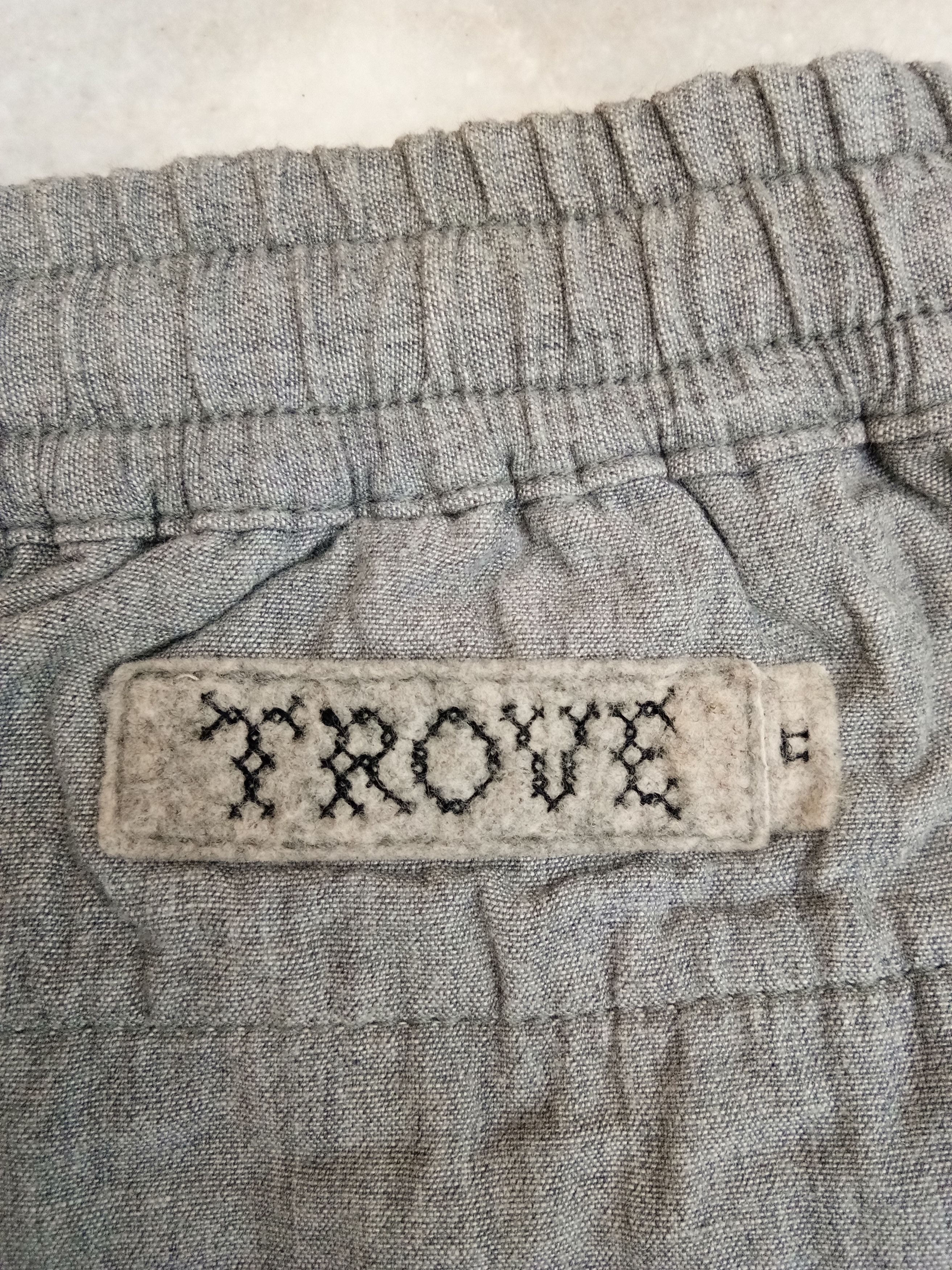 Japanese Brand × TROVE Drop crotch relaxing pants with drawstring Size US 30 / EU 46 - 3 Thumbnail