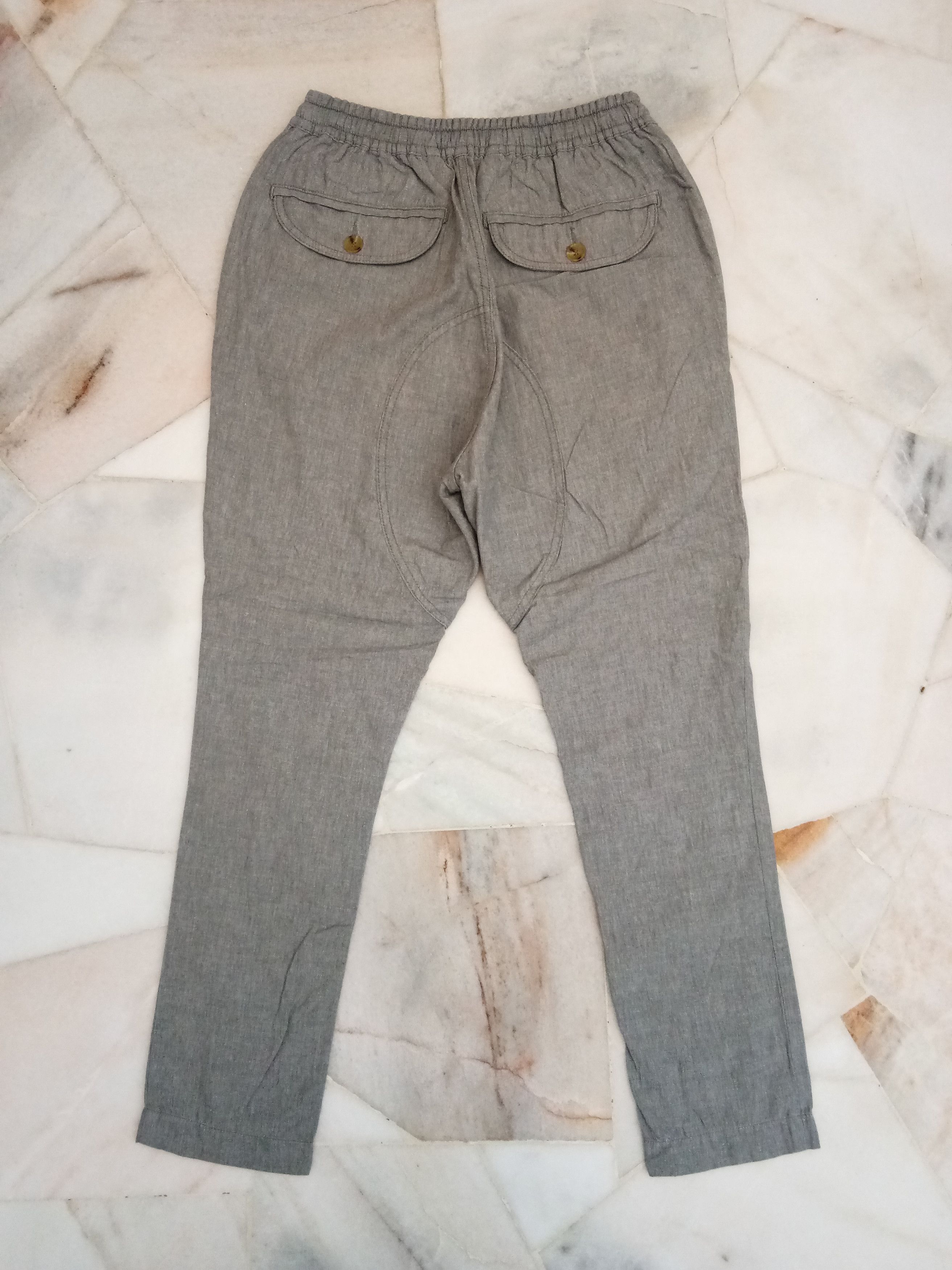 Japanese Brand × TROVE Drop crotch relaxing pants with drawstring Size US 30 / EU 46 - 2 Thumbnail